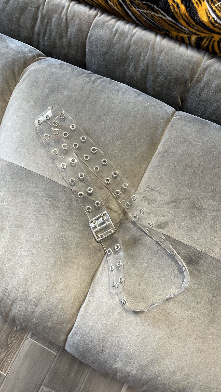 Japanese Brand × Vintage Vintage transparent y2k hype belt Size ONE SIZE - 1 Thumbnail