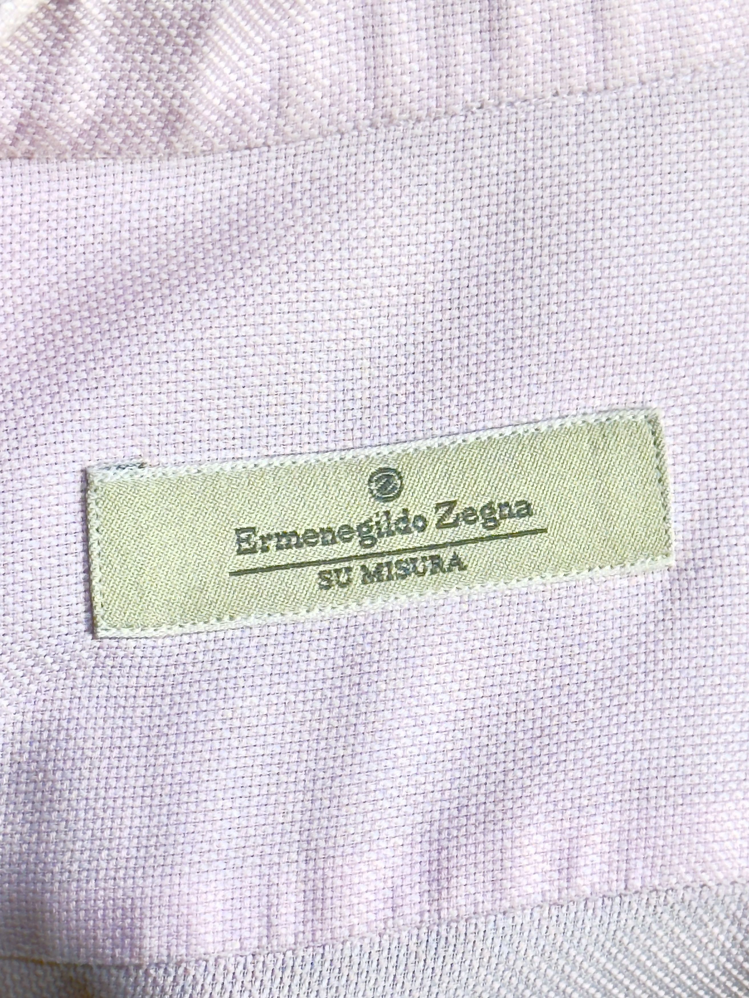 Ermenegildo Zegna 🔥 Ermenegildo zegna double cuff cotton shirt Size US L / EU 52-54 / 3 - 7 Thumbnail