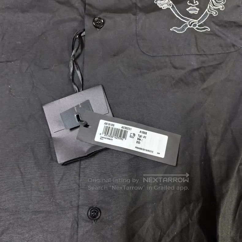 Versace Versace Men's embroidered classic Medusa avatar shirt Size US L / EU 52-54 / 3 - 3 Thumbnail