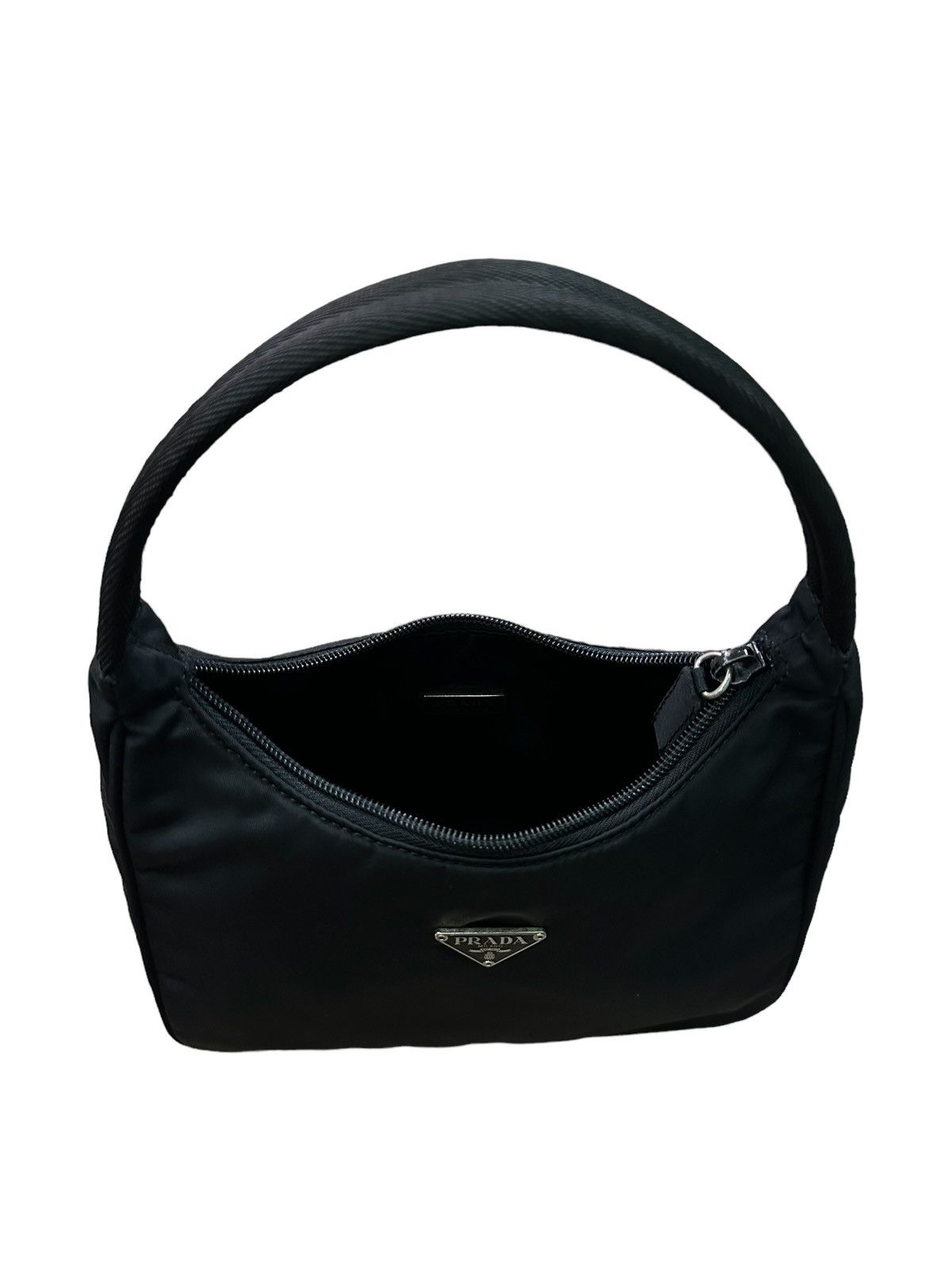 Prada AUTHENTIC PRADA BLACK NYLON HOBO BAG Size ONE SIZE - 13 Thumbnail