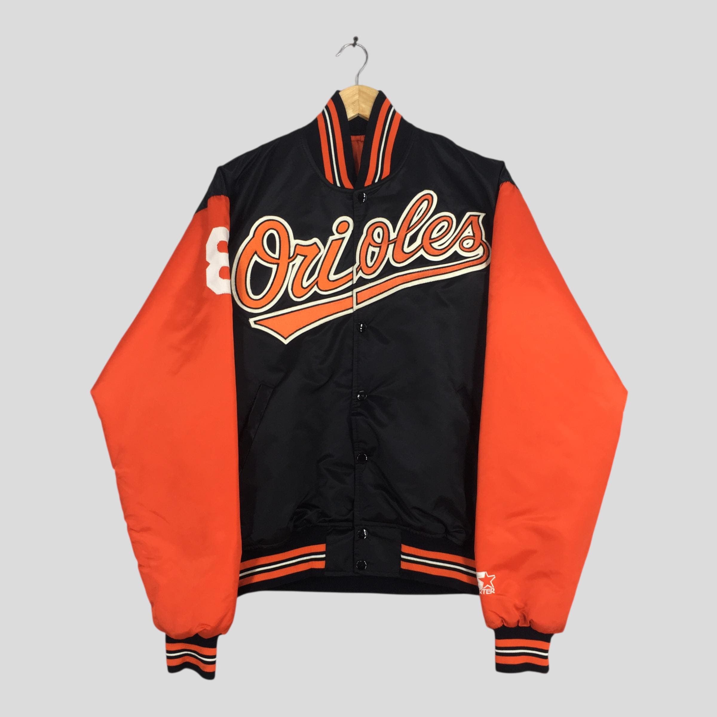 MLB Vintage 90s Baltimore Orioles MLB Satin Jacket Large Size US L / EU 52-54 / 3 - 1 Thumbnail
