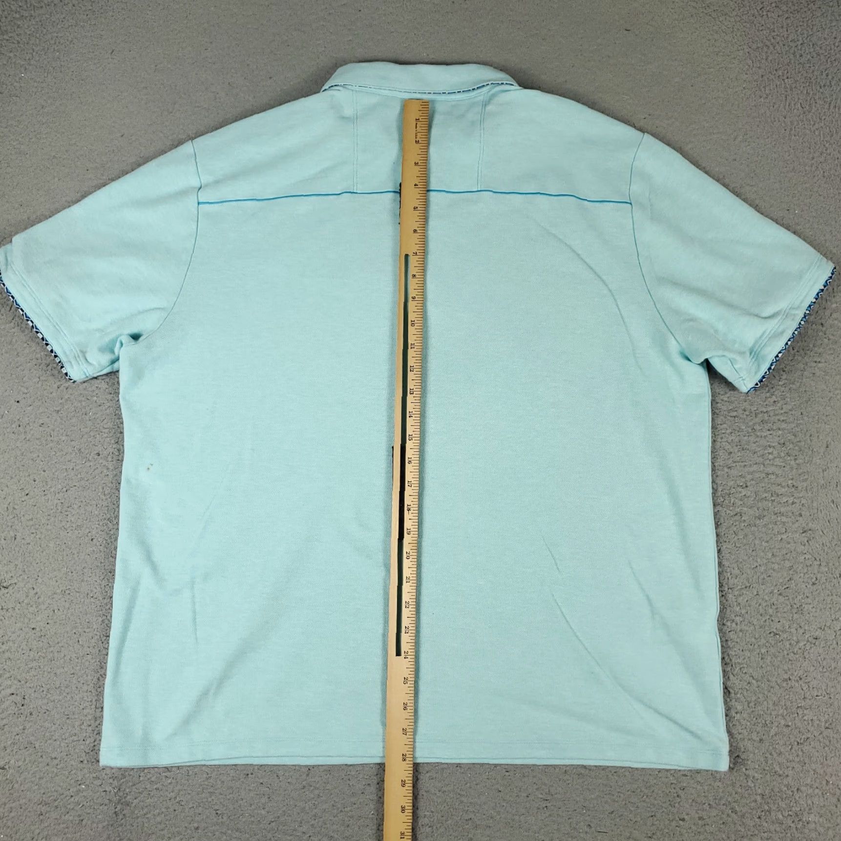 Tommy Bahama Tommy Bahama Polo Shirt Mens 2XL Blue Cotton Blend Short Sleeve Casual Size US XXL / EU 58 / 5 - 6 Thumbnail