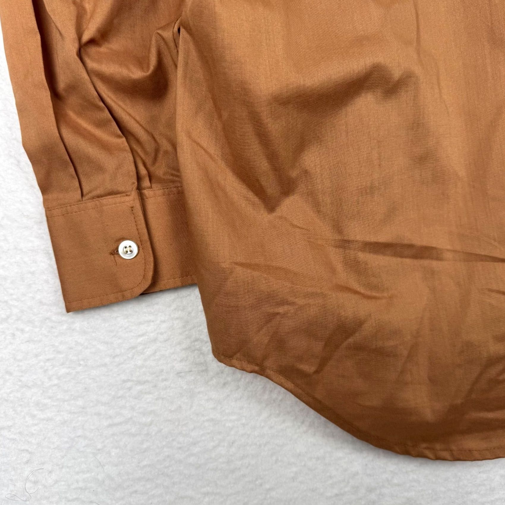 Vintage VINTAGE K Mart Western Shirt XL Men’s 14.5-32 Orange Rockabilly 1970s Long Sleeve USA Size US XL / EU 56 / 4 - 8 Thumbnail