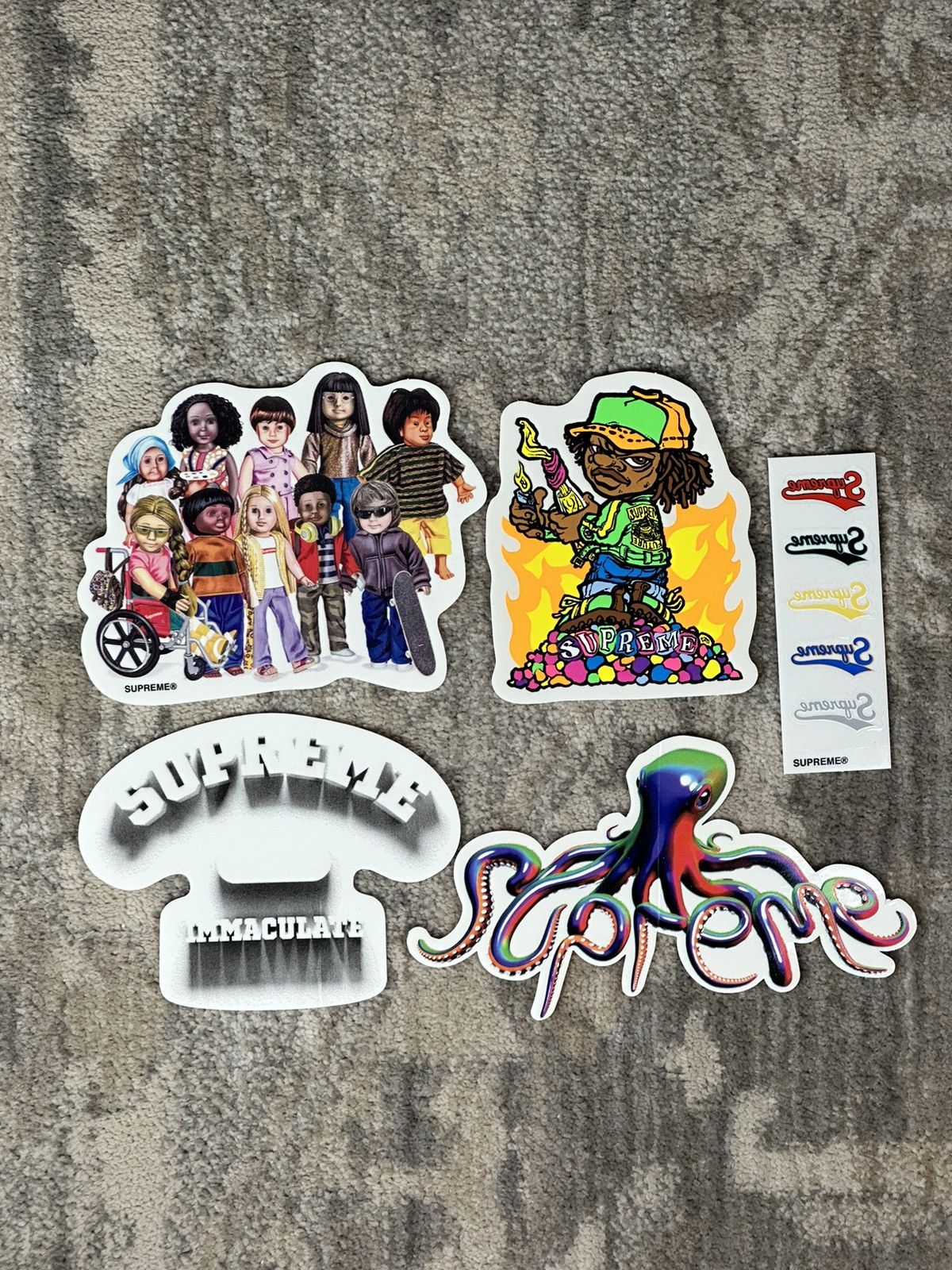 Supreme 5x Supreme Stickers Lot Size ONE SIZE - 1 Preview