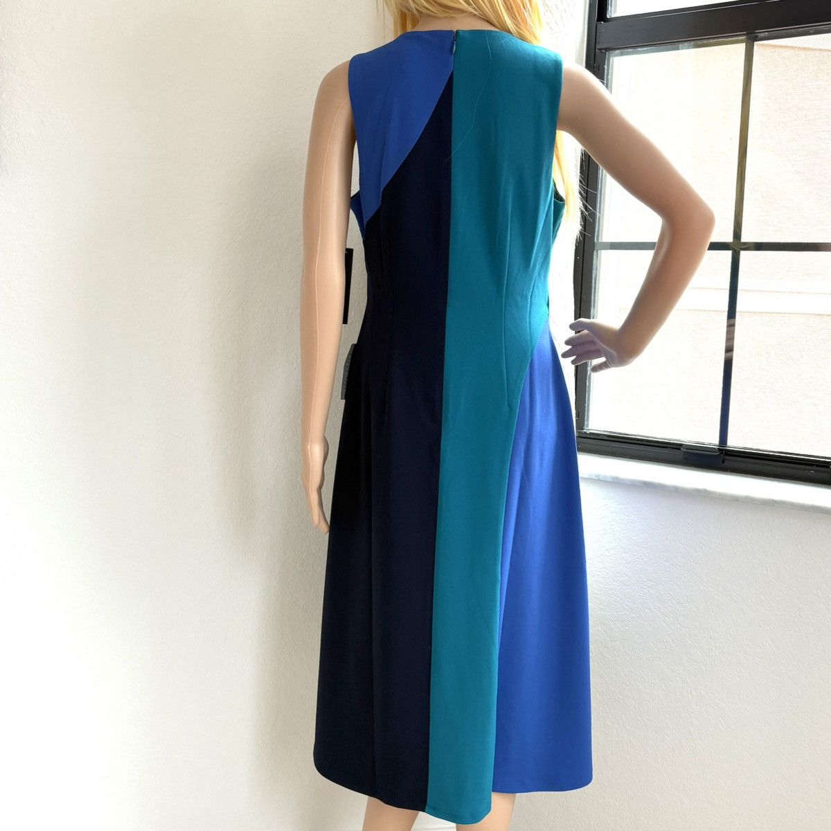 MAGGY LONDON Colorblock Midi Dress Size S / US 4 / IT 40 - 11 Thumbnail