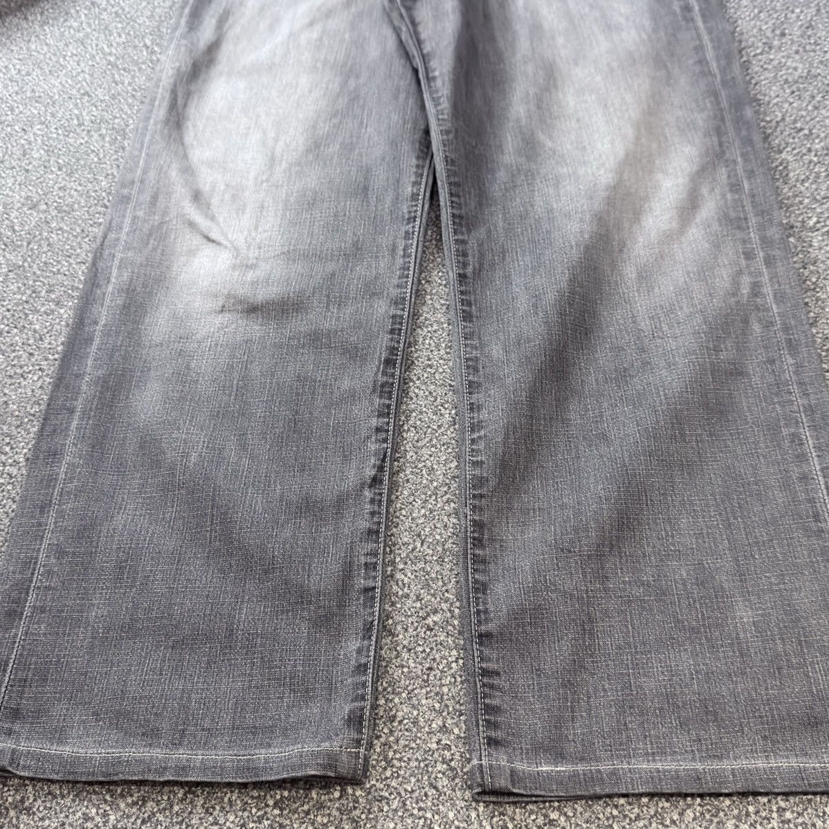 Denim & Co. Vintage Archives Faded Black Jeans Wrangler Wideleg Denim Size US 31 - 5 Thumbnail
