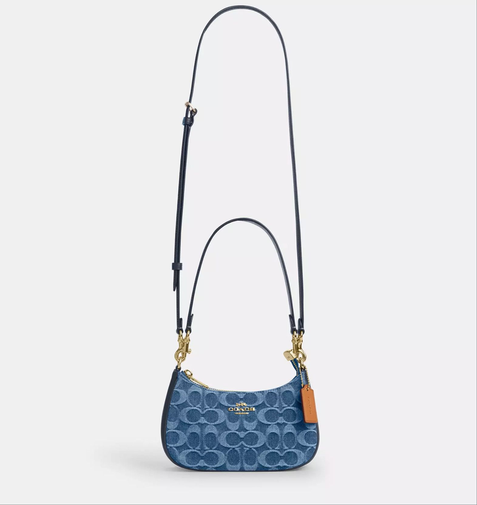 Coach Teri Mini Crossbody Bag In Signature Denim CDQ25 Size ONE SIZE - 14 Thumbnail