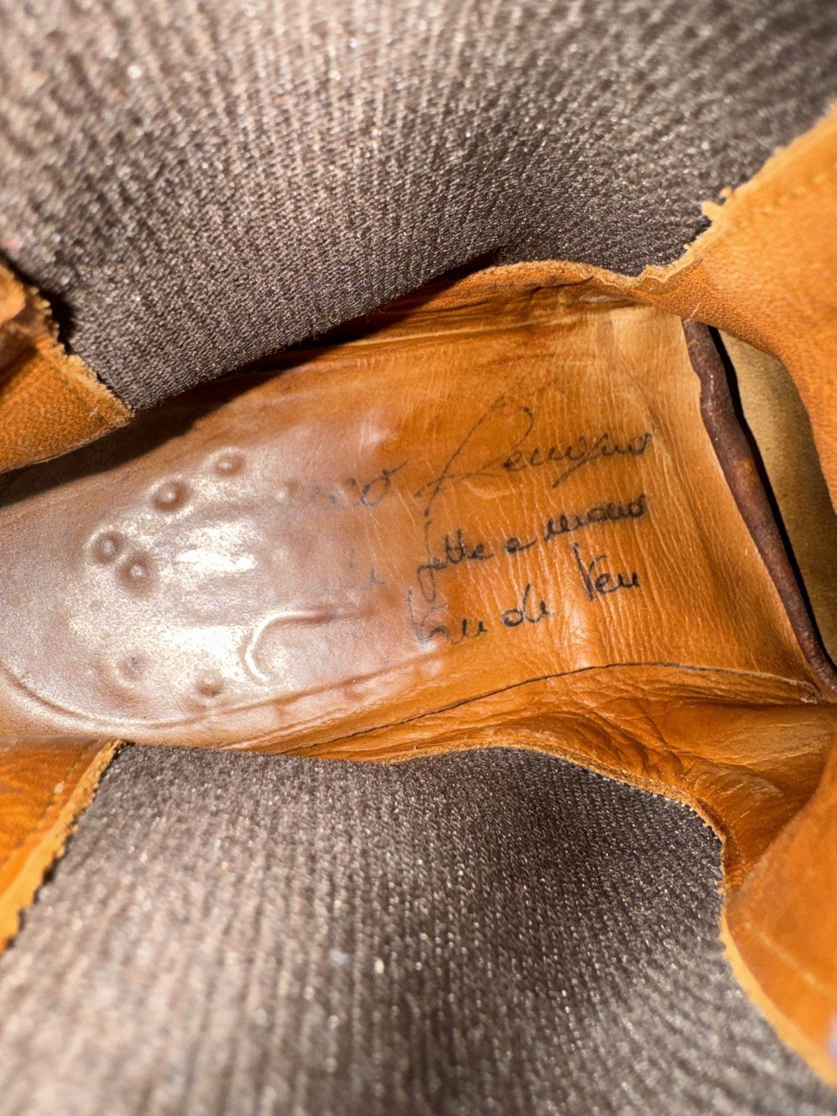 Handmade Italian bespoke Handmade Calfskin Vibram sole Chelsea boots Size US 7.5 / EU 40-41 - 20 Thumbnail