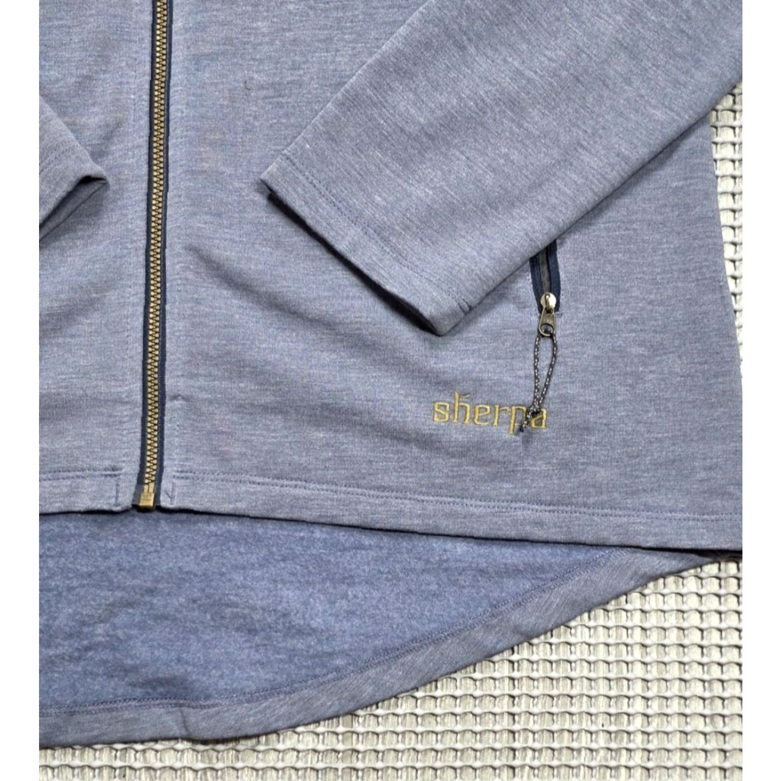 Vintage Sherpa Adventure Gear Women's XL Dawa Hoodie Jacket Active Blue Full Zip Size XL / US 12-14 / IT 48-50 - 6 Thumbnail