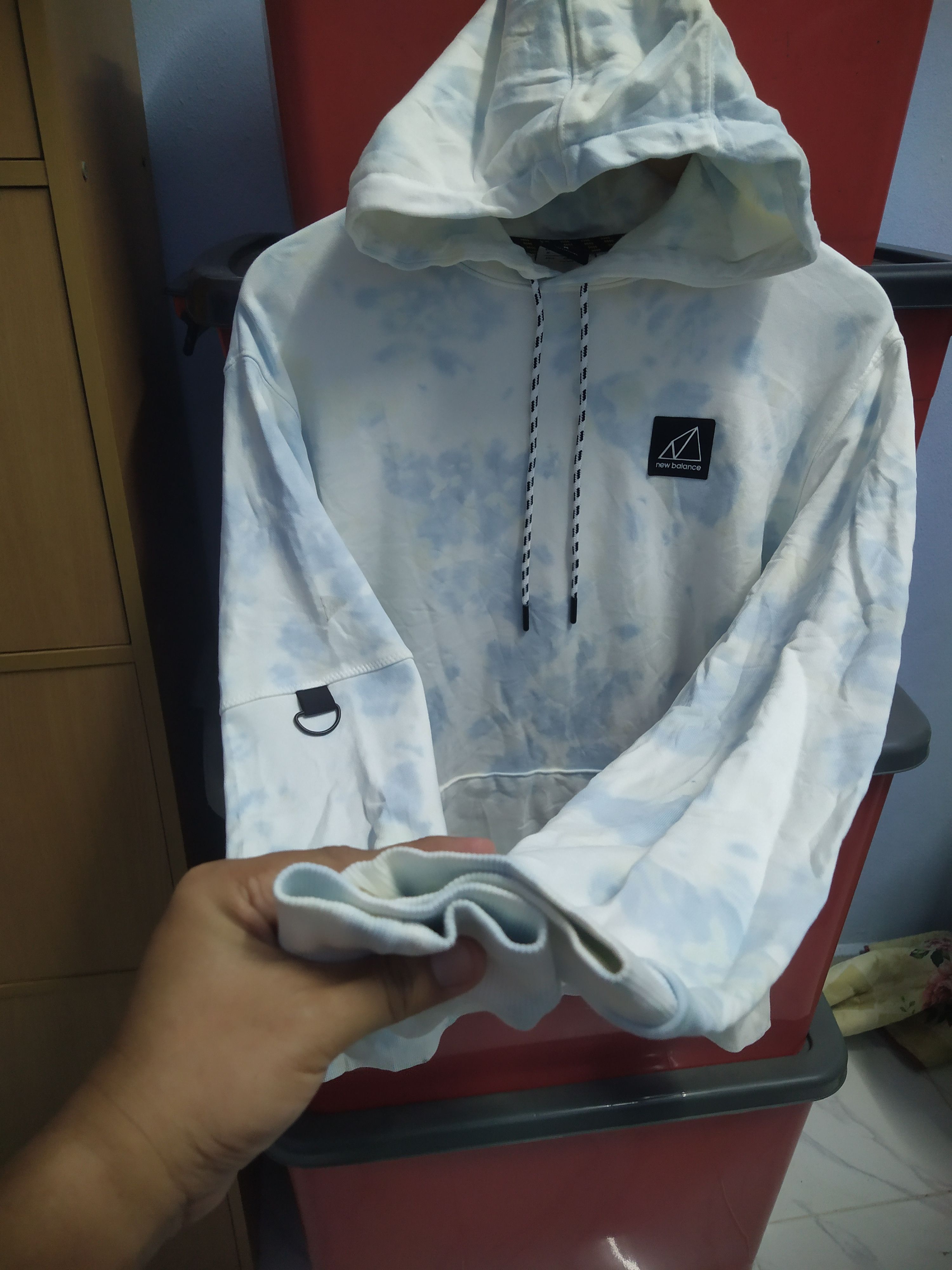 New Balance New Balance Tie Dye Cloud Wash Pullover Hoodie Size US M / EU 48-50 / 2 - 3 Thumbnail