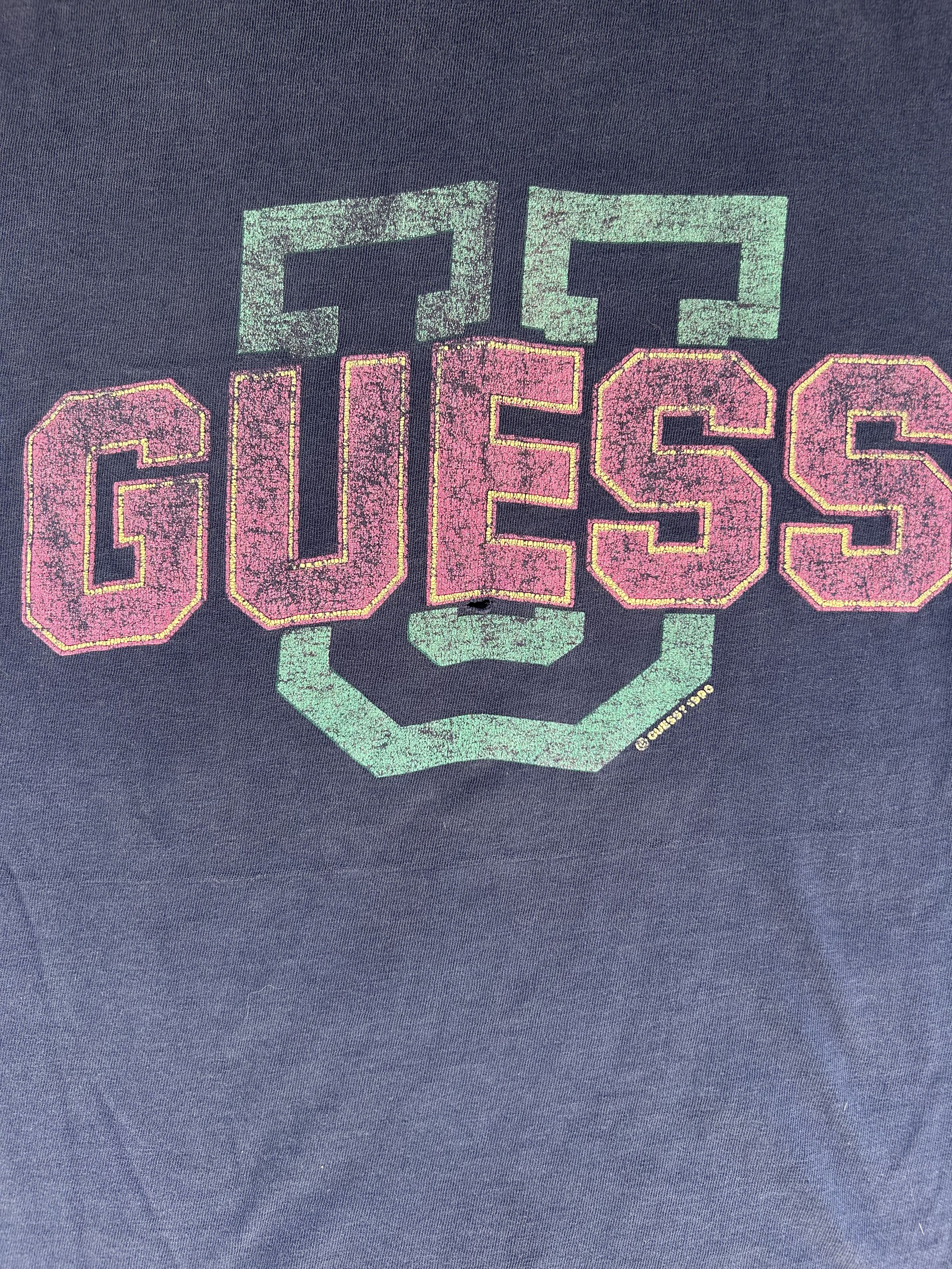 Guess 1990 Vintage Guess Tee Size US L / EU 52-54 / 3 - 3 Thumbnail