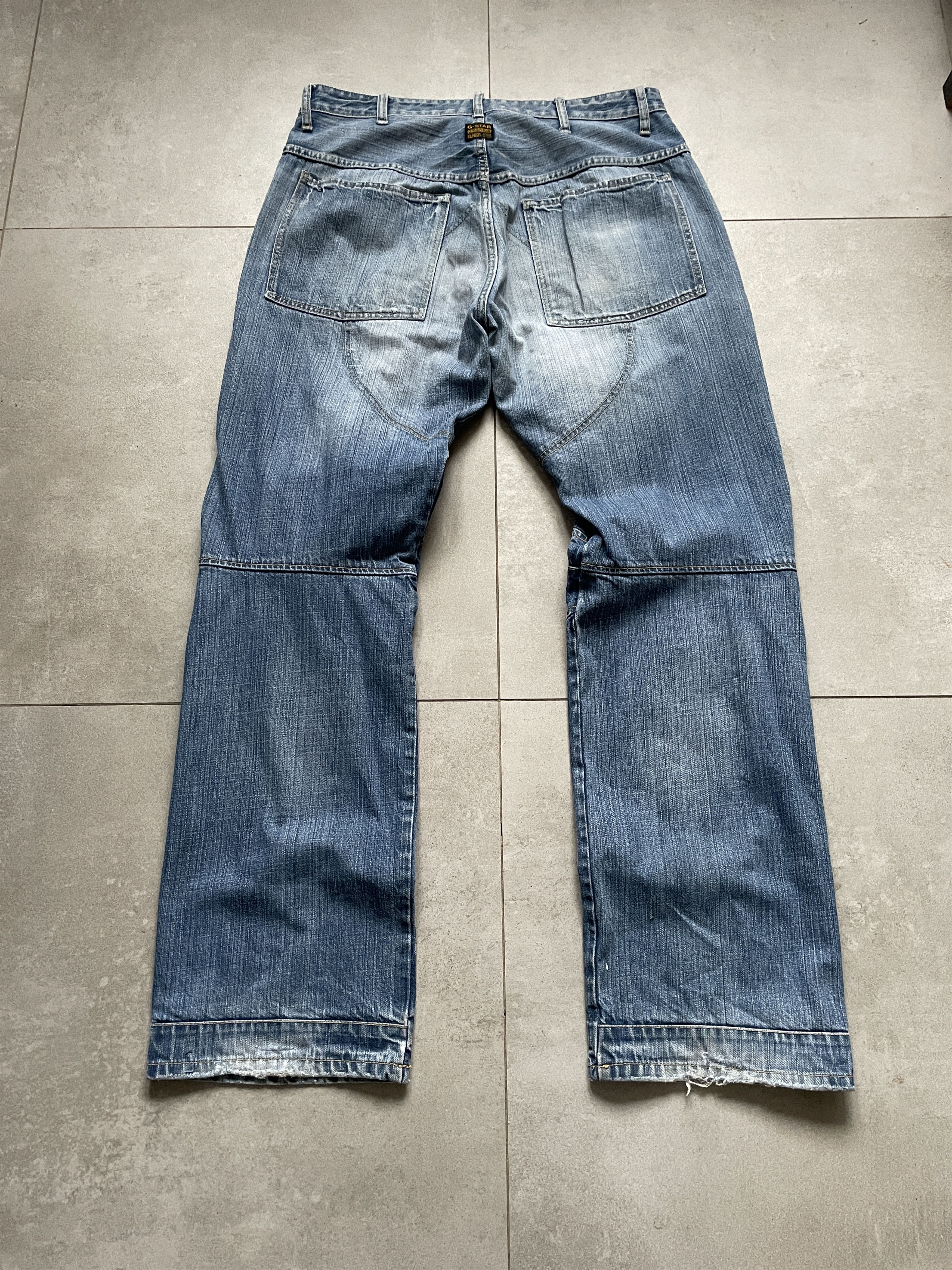 G-Star G-STAR GSTAR RAW DOUBLEKNEE VETE TYPE DENIM BAGGY PANTS Size US 36 / EU 52 - 1 Thumbnail