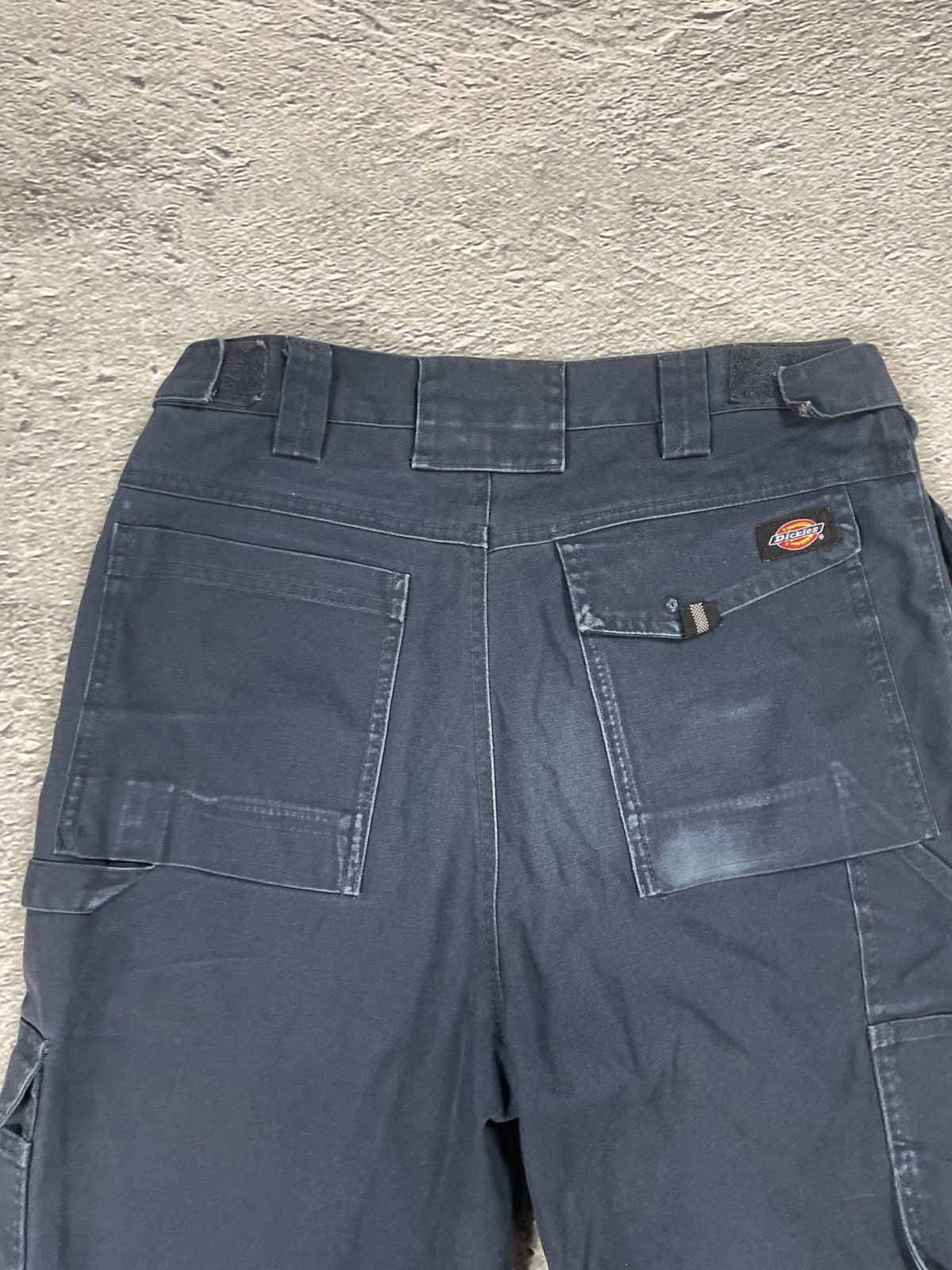 Vintage Dickies cargo pants vintage workwear grey black Size US 34 / EU 50 - 7 Thumbnail