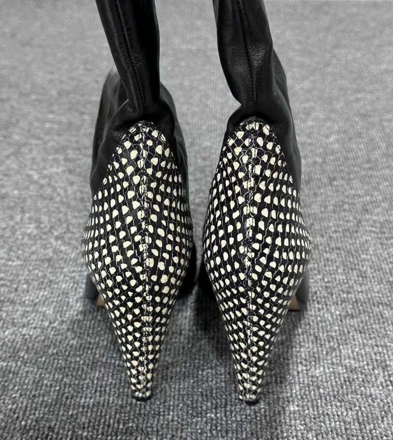Givenchy Givenchy Rare Leather High Heel Boots Size US 6.5 / IT 36.5 - 6 Thumbnail