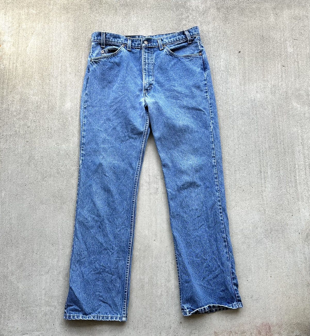 Levi's × Vintage Vintage Levi’s 505 Orange Tab Jeans Men Size 36x32 Straight Size US 36 / EU 52 - 1 Thumbnail