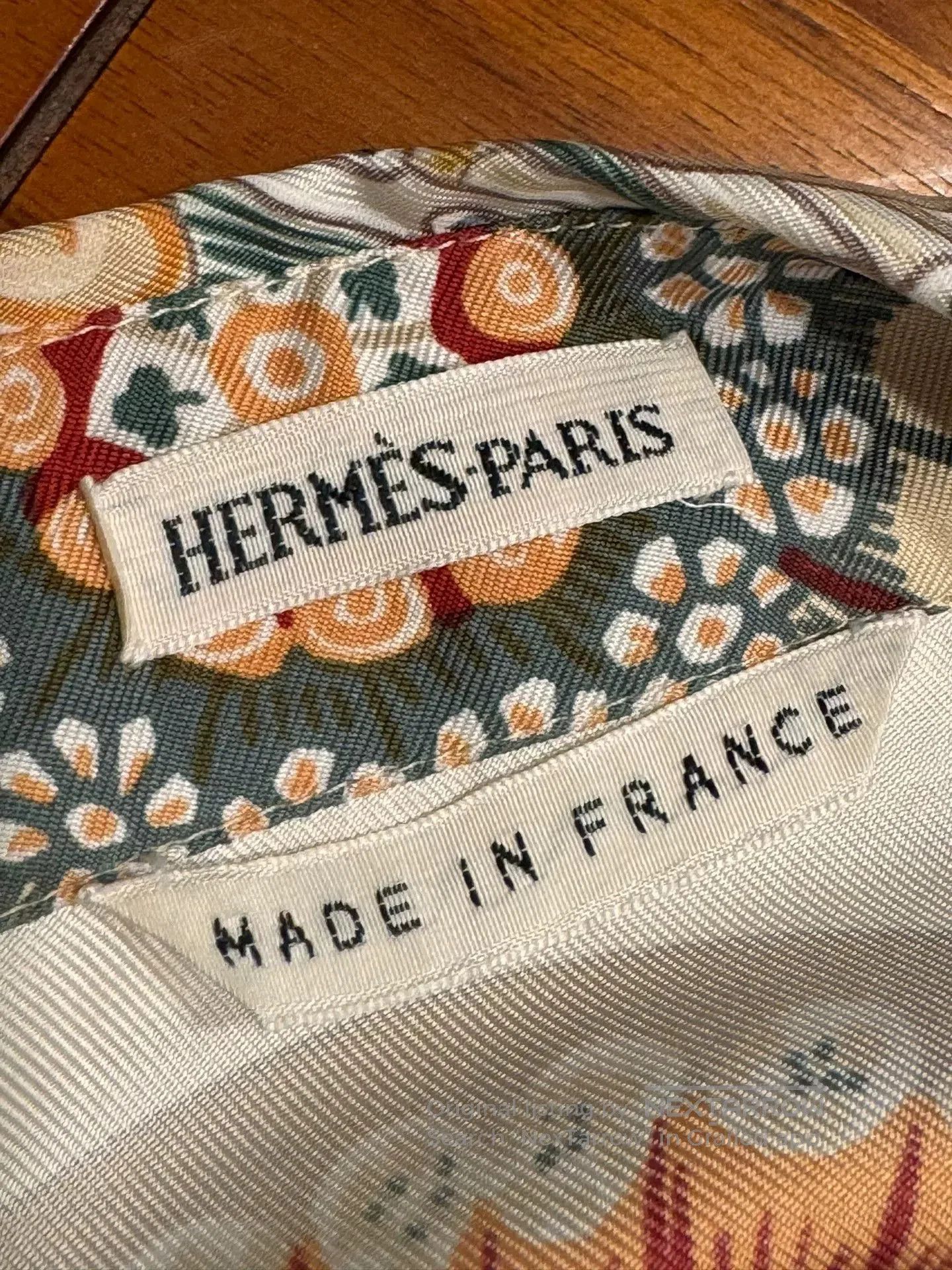 Hermes Hermes Vintage Floral Silk Shirt. Size US M / EU 48-50 / 2 - 7 Thumbnail