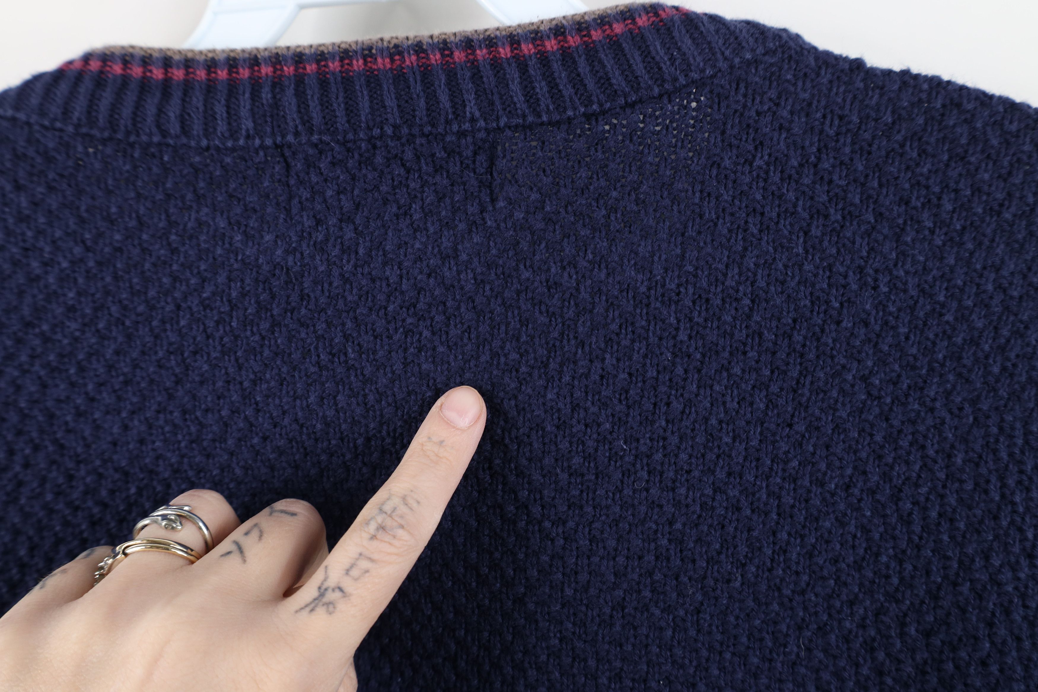 Vintage Vintage 90s Streetwear Cotton Knit Golf Sweater USA Size US L / EU 52-54 / 3 - 7 Thumbnail
