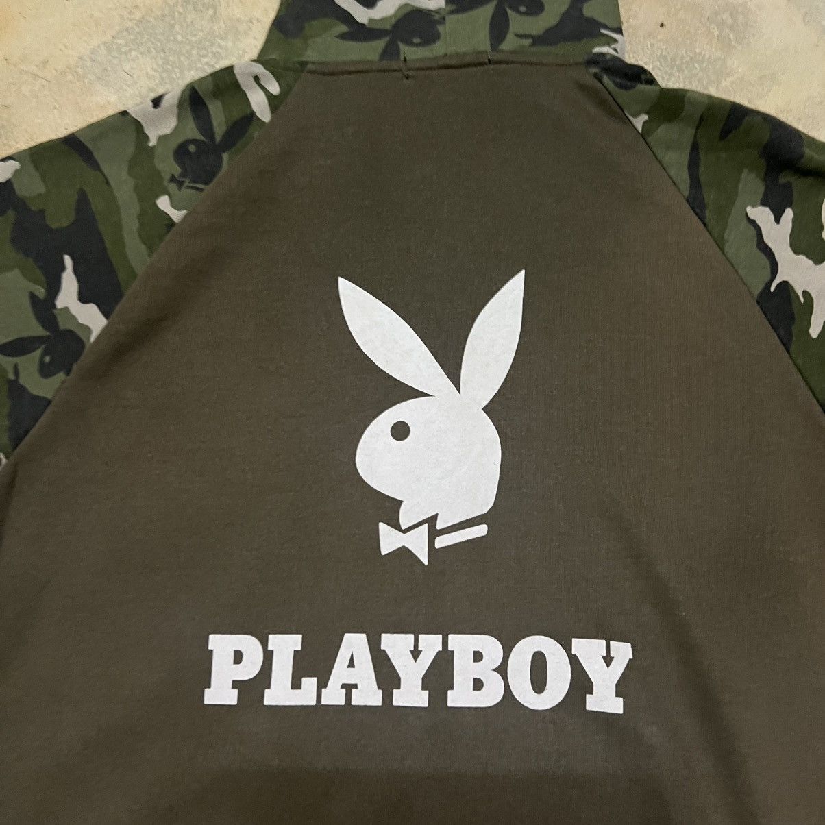 Playboy Playboy Zipper Hoodie Big Logo Camo Style Size US L / EU 52-54 / 3 - 5 Thumbnail