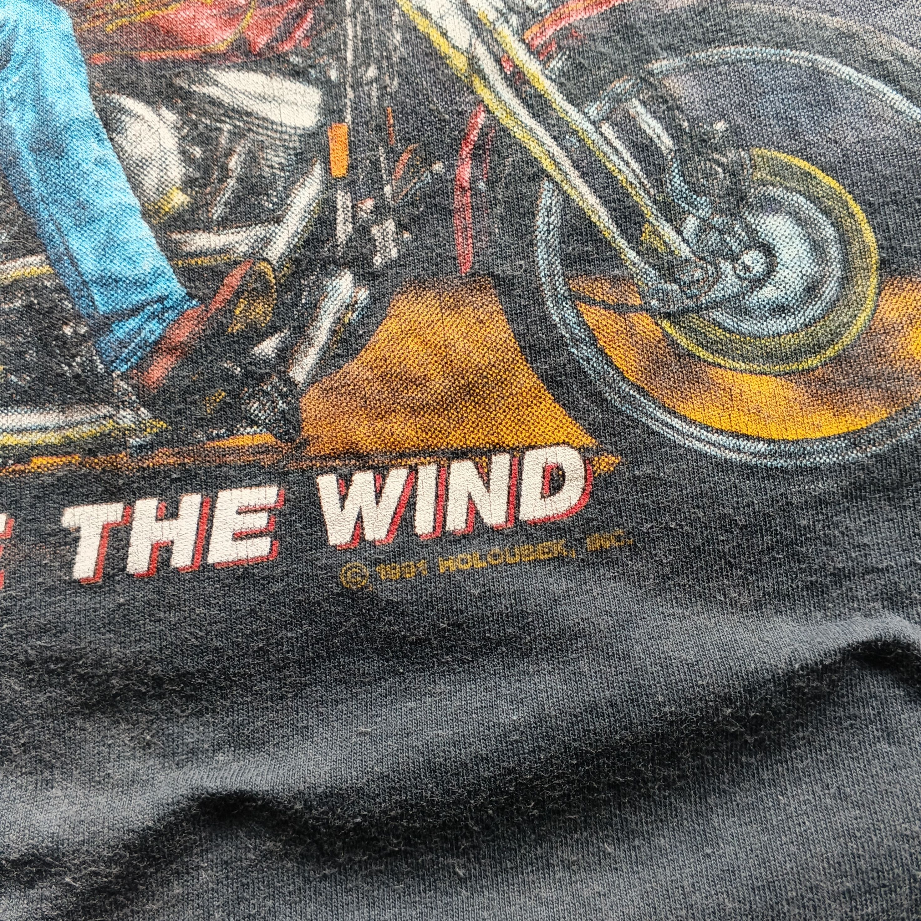 Harley Davidson Vintage 90s Harley Davidson Apache Ride Like The Wind Size US L / EU 52-54 / 3 - 3 Thumbnail