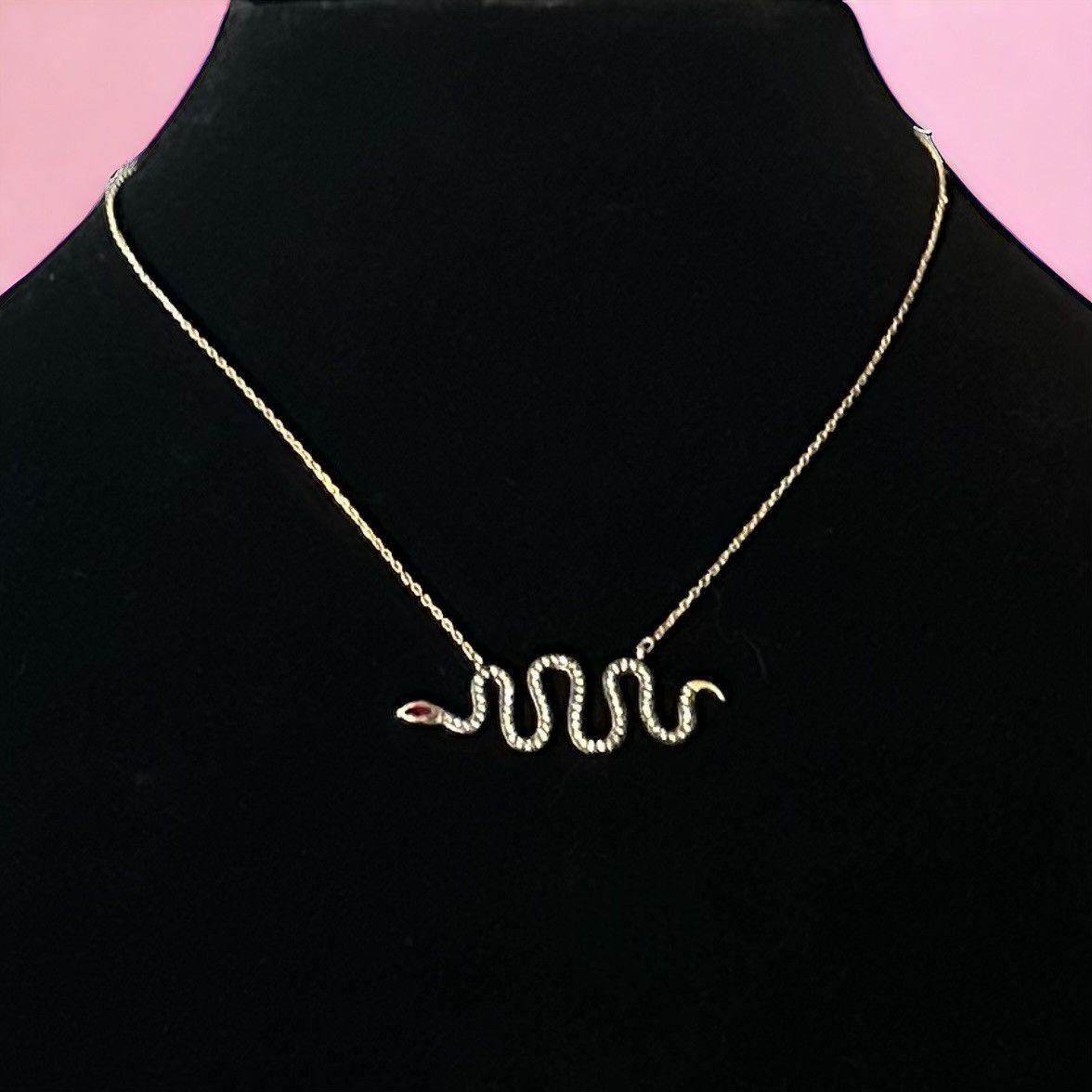 Other 925 rhinestone slithering snake necklace Size ONE SIZE - 1 Thumbnail