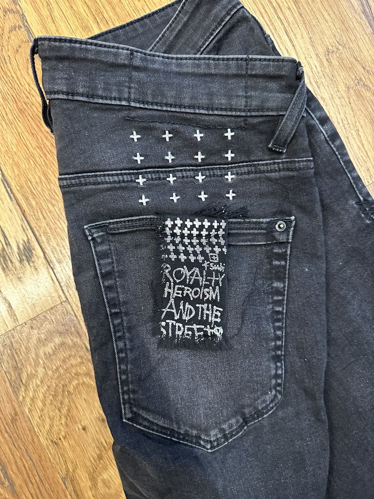 Ksubi Ksubi Plain Black Denim Jeans Size 31 Size US 31 - 4 Thumbnail