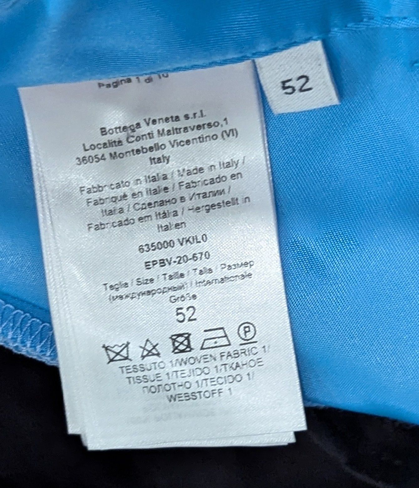 Bottega Veneta BOTTEGA VENETA Piped Track Pants Bright Blue 52 US 36 Size US 36 / EU 52 - 8 Thumbnail