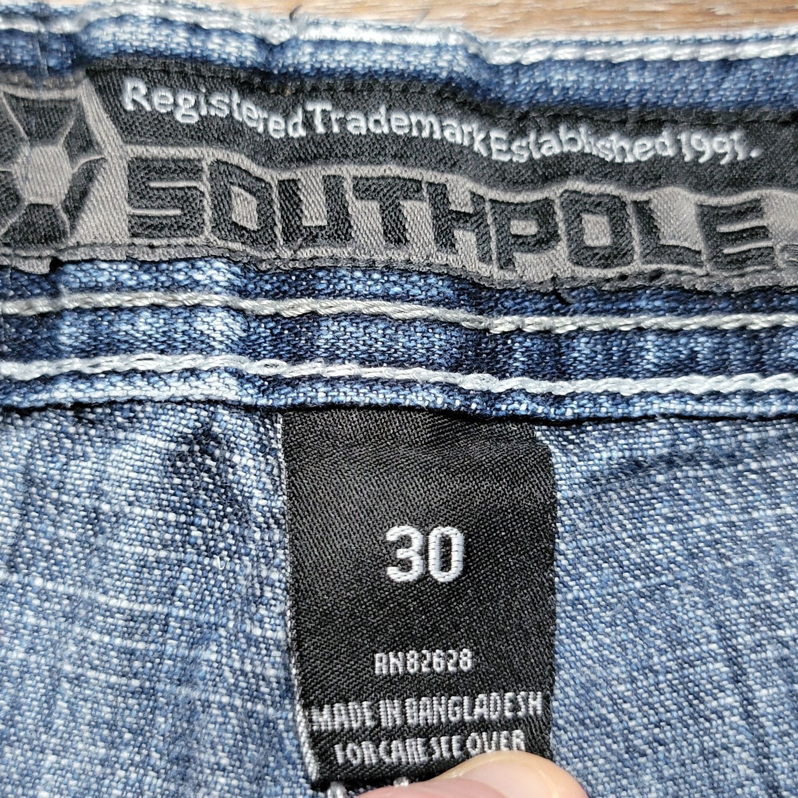 Southpole South Pole Straight Denim Jeans - Size 30 Size US 30 / EU 46 - 6 Thumbnail