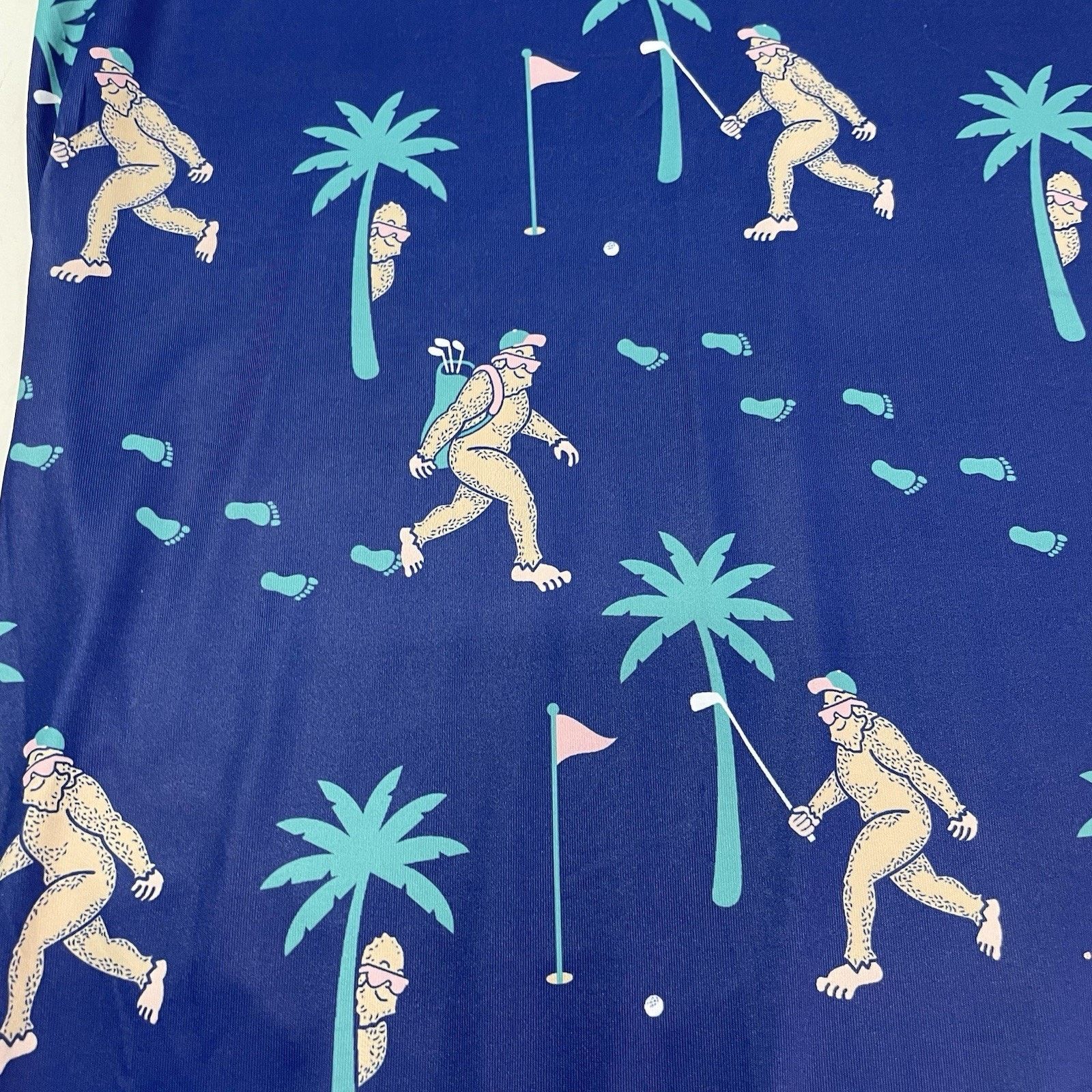 Tipsy Elves TIPSY ELVES “BIGFOOT BOGEY” GOLF POLO SHIRT Men's Sz L Blue Size US L / EU 52-54 / 3 - 3 Thumbnail