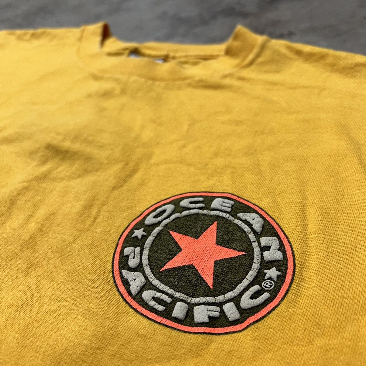 Ocean Pacific × Quiksilver Vintage 1992 Ocean Pacific “OP” 🇺🇸 Single-Stitched T-Shirt Size US L / EU 52-54 / 3 - 7 Thumbnail