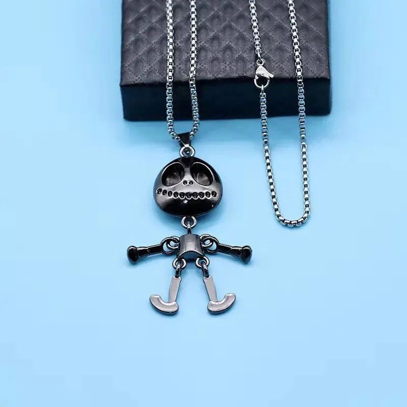 Jewelry Skull Necklace Couple Hip-hop Street Style Pendant Size ONE SIZE - 6 Thumbnail