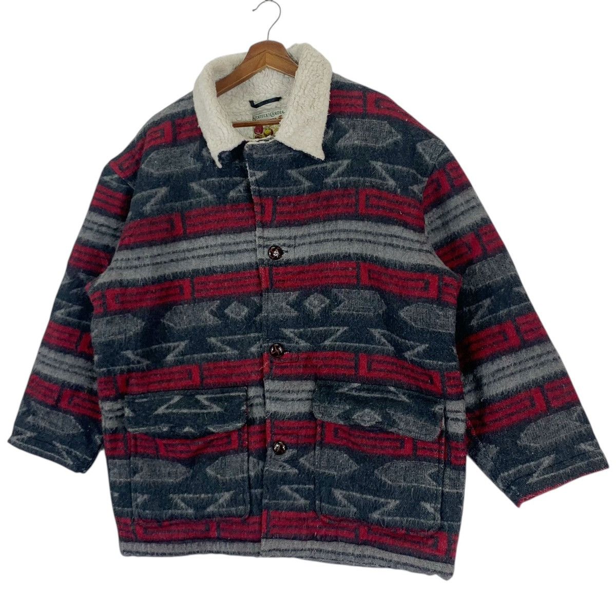 Aztech Mountain × Native × Vintage Vintage Kentucky Cardinal Navajo Design Jacket Size US M / EU 48-50 / 2 - 3 Thumbnail