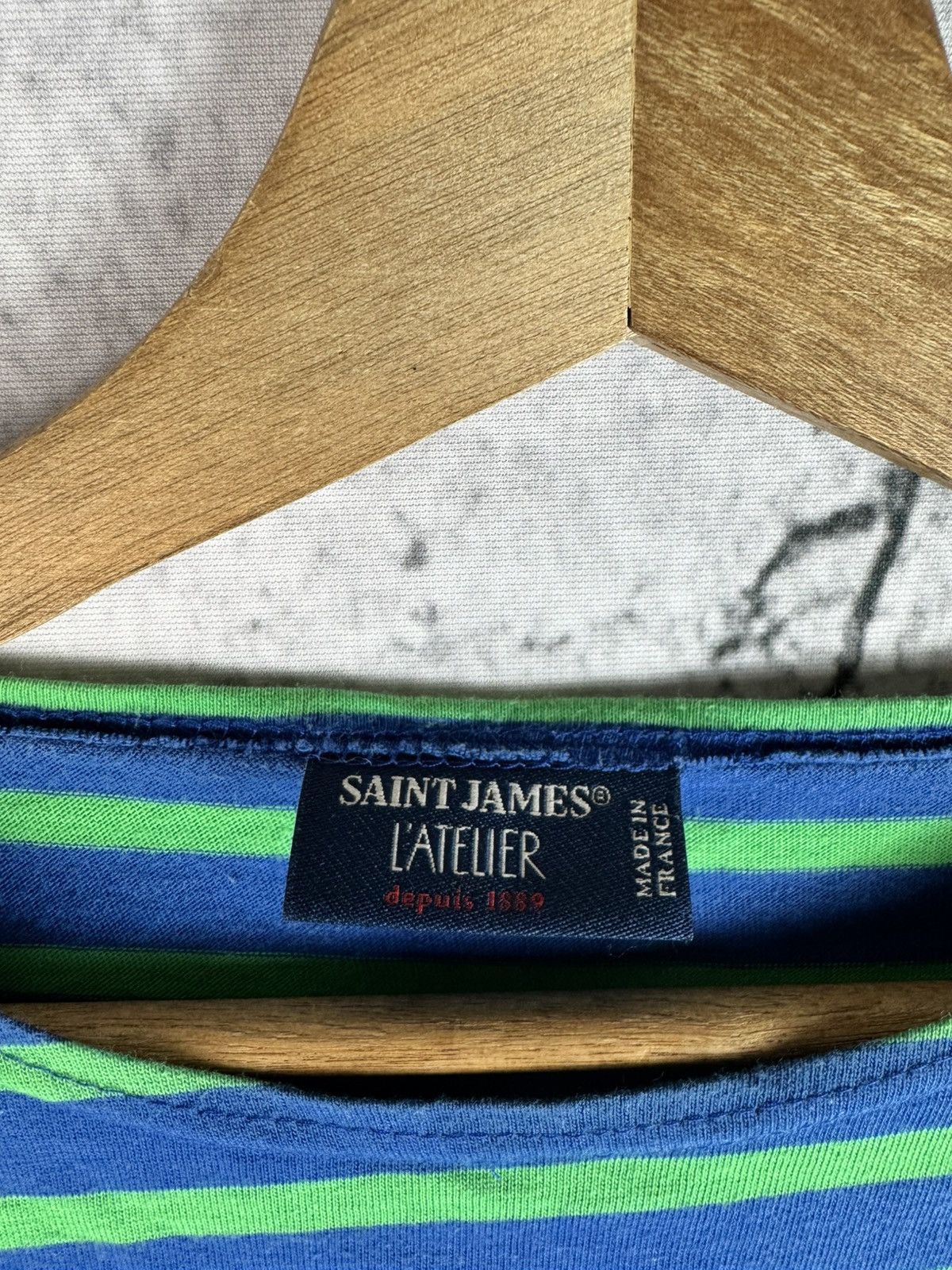 Saint James Vintage Saint James Stripe T-Shirt Made in France Size US M / EU 48-50 / 2 - 3 Thumbnail