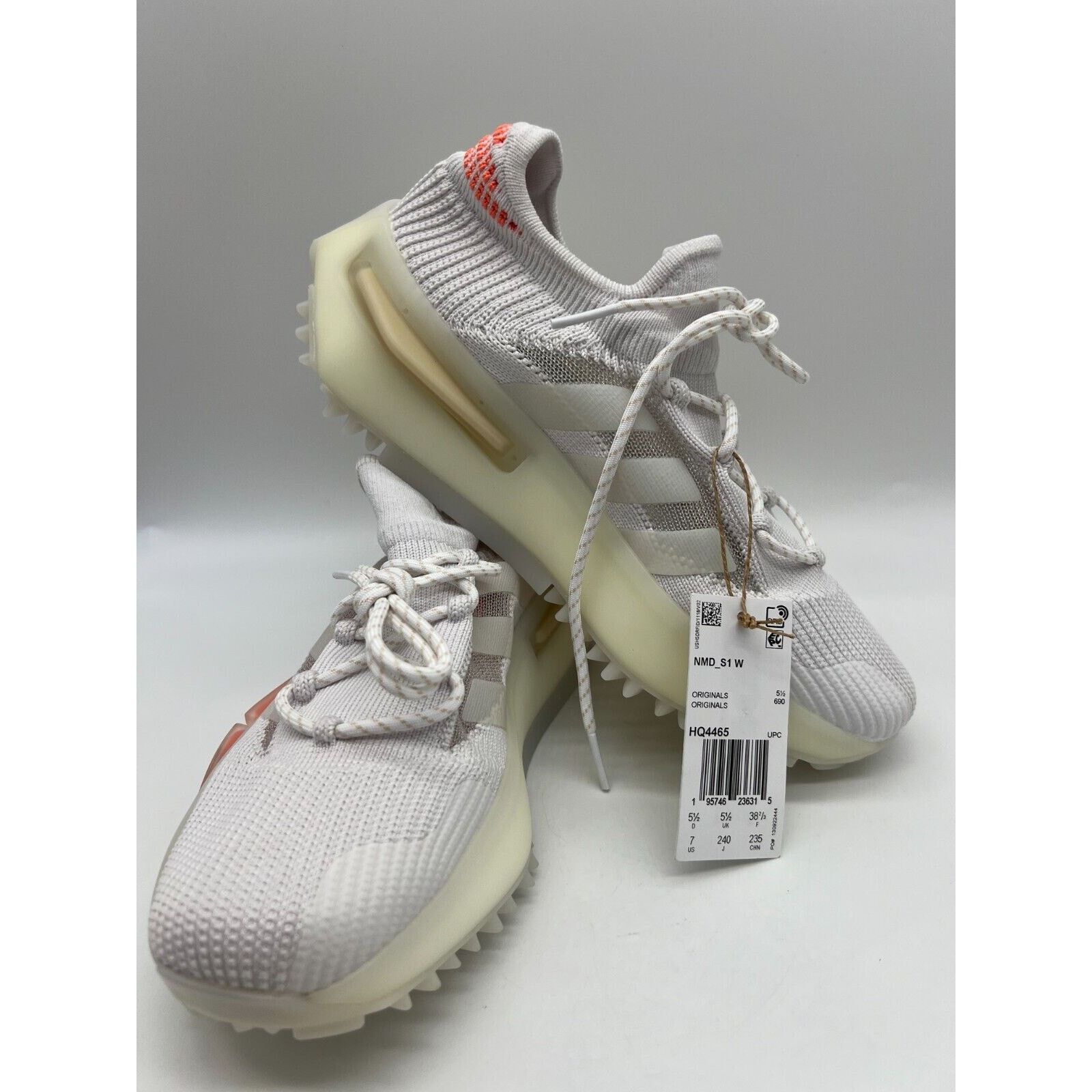 White Womens Nmd Size Adidas Women's NMD S1 Low Shoes