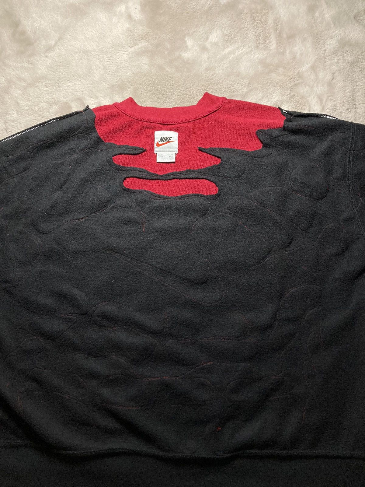 Nike × Vintage ⛩️Nike sweatshirt custom vintage y2k eye boxy distressed rare Size US L / EU 52-54 / 3 - 15 Thumbnail