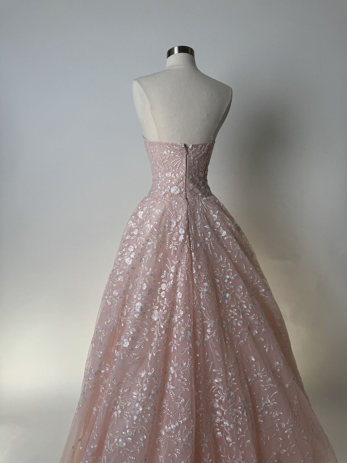 Other Preloved US 4 Anna Augusta Evening Maxi Dress in Pink Color Size S / US 4 / IT 40 - 5 Thumbnail