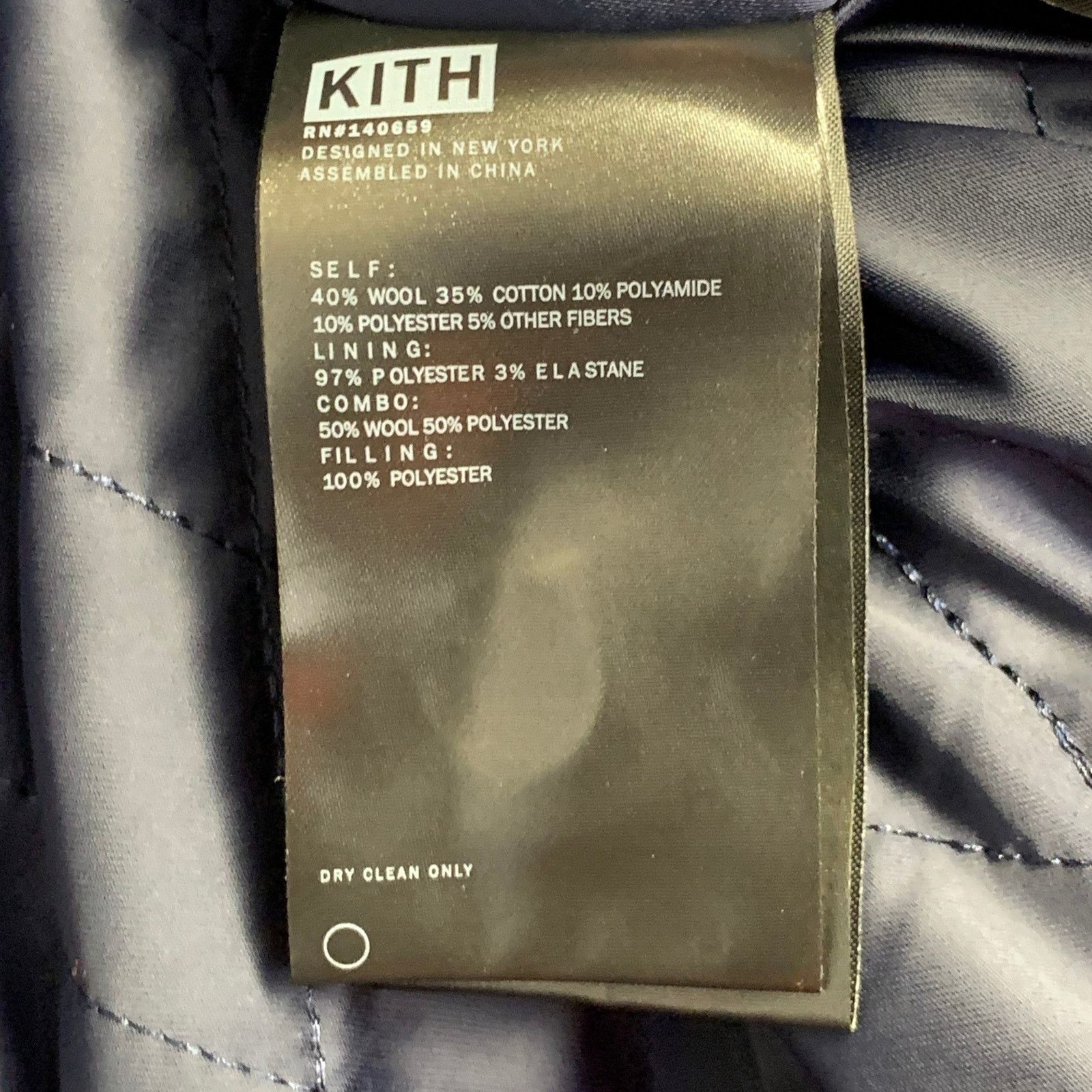 Kith Royce Navy Red Beige Wool Blend Plaid Double Breasted Coat Size US S / EU 44-46 / 1 - 9 Thumbnail