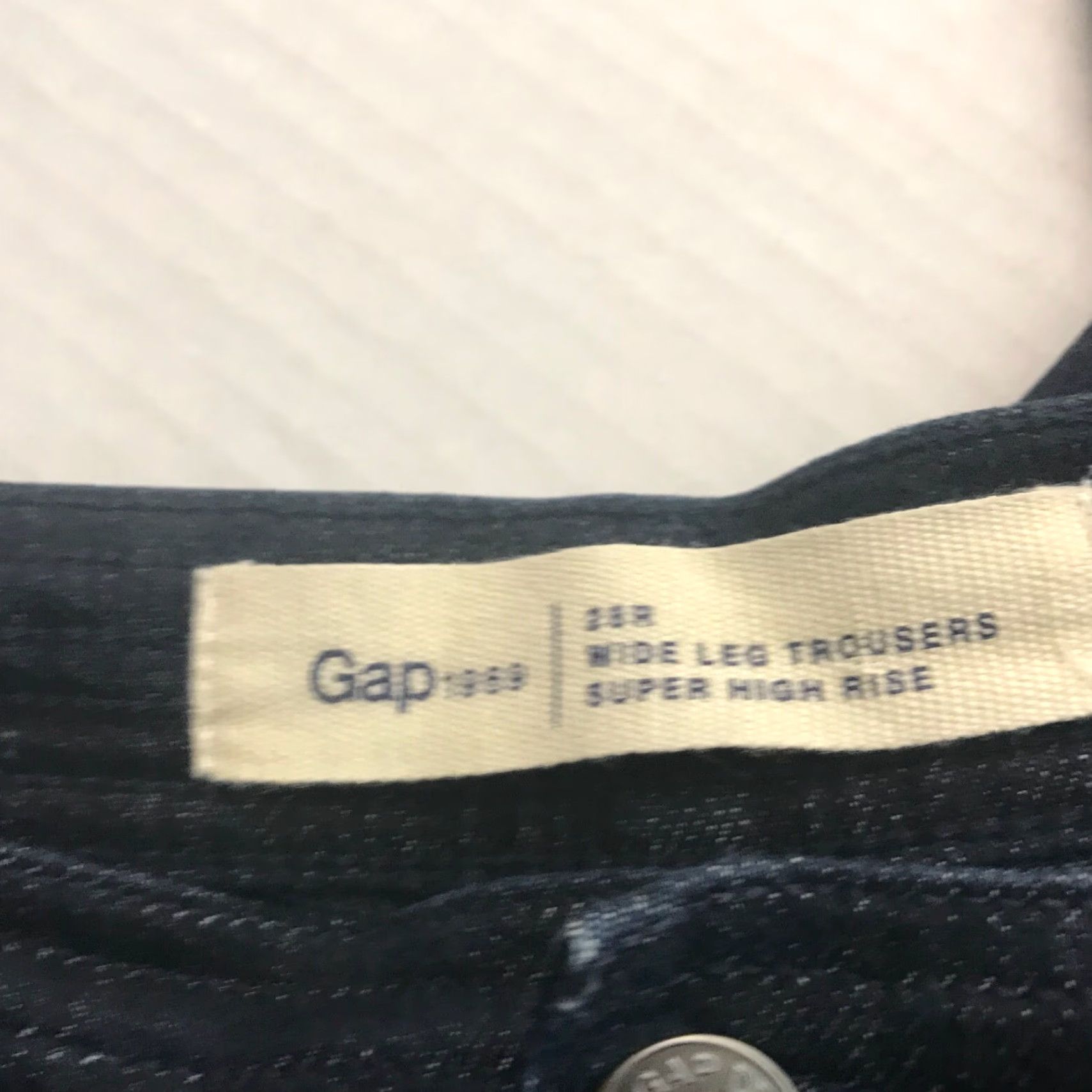 Gap Gap Womens Cropped Wide Leg Jeans 28R High Rise Denim Casual Summer Spring Fall Blue Size 28" / US 6 / IT 42 - 4 Thumbnail