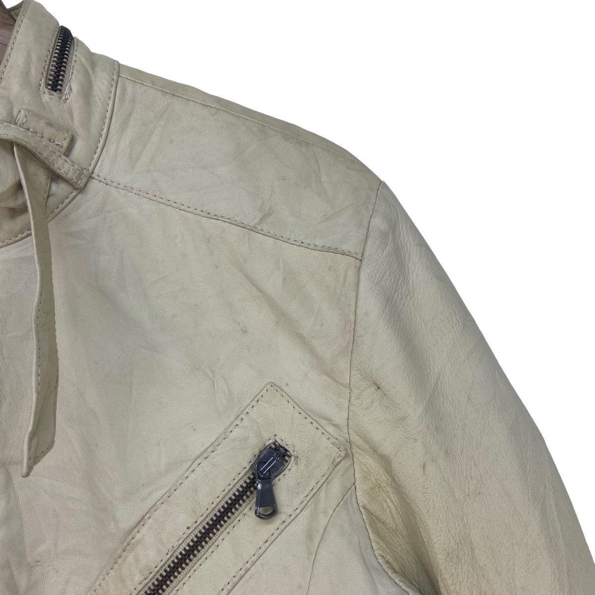 Bray Steve Alan Made in Italy Bray Steve Alan Biker Leather Jacket Size US S / EU 44-46 / 1 - 6 Thumbnail