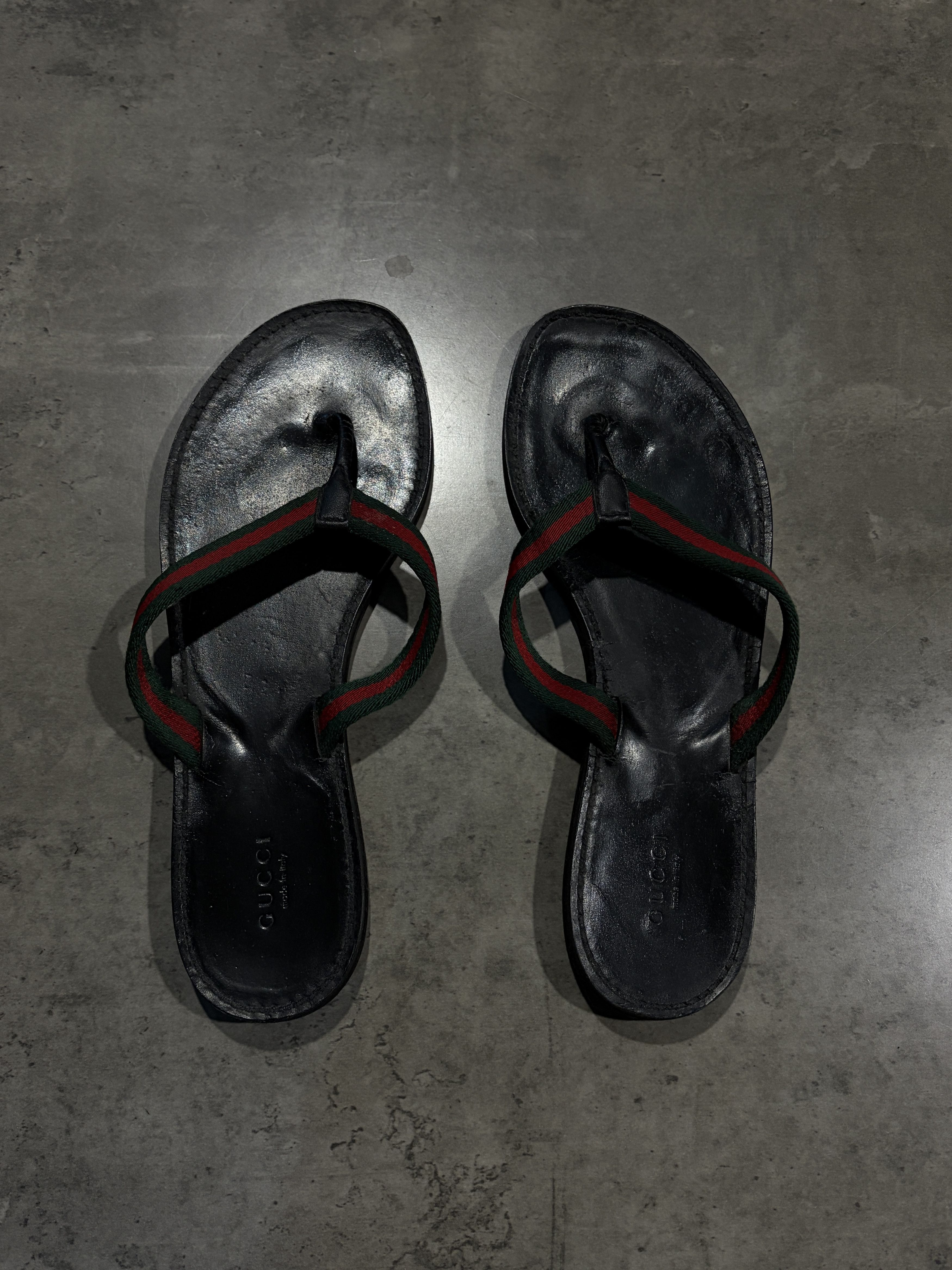 Gucci Gucci Leather Thong Sandals Size US 6.5 / EU 39-40 - 1 Thumbnail