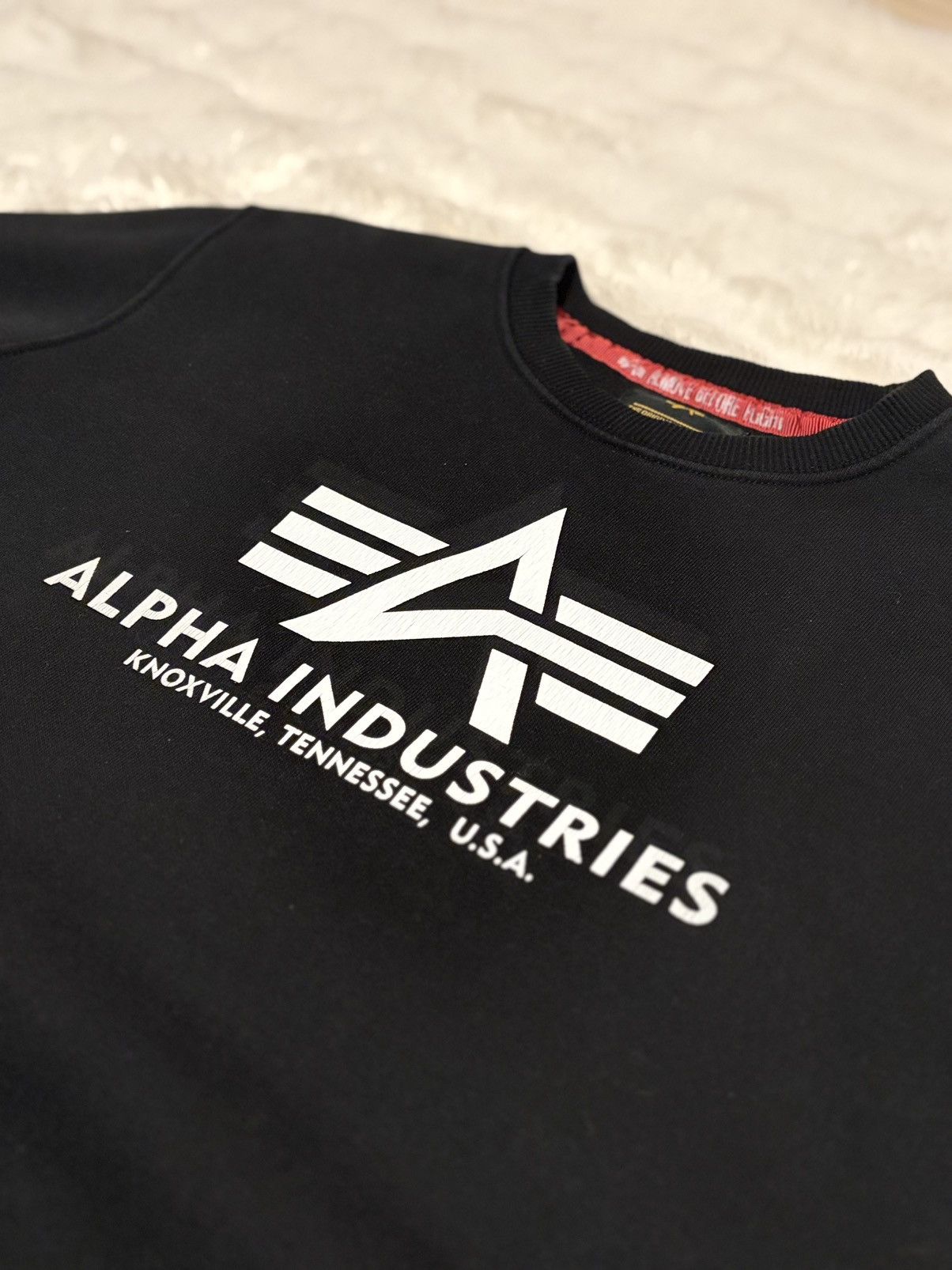 Alpha Industries Authentic Alpha Industries Sweatshirt Black XS Size US XS / EU 42 / 0 - 2 Thumbnail