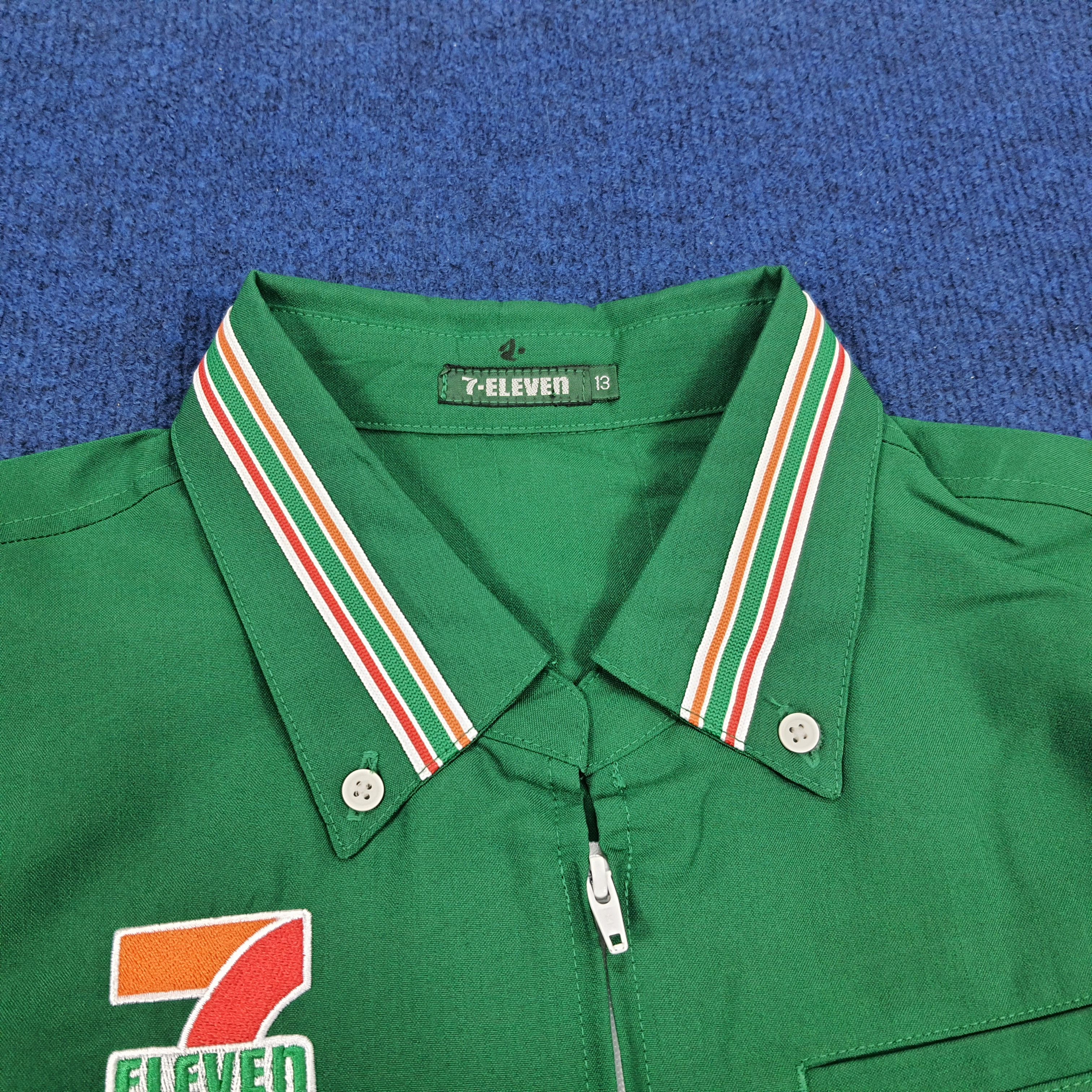 Japanese Brand × Vintage Vintage 7 Eleven Japan Staff Worker Uniform Jacket Size M / US 6-8 / IT 42-44 - 5 Thumbnail