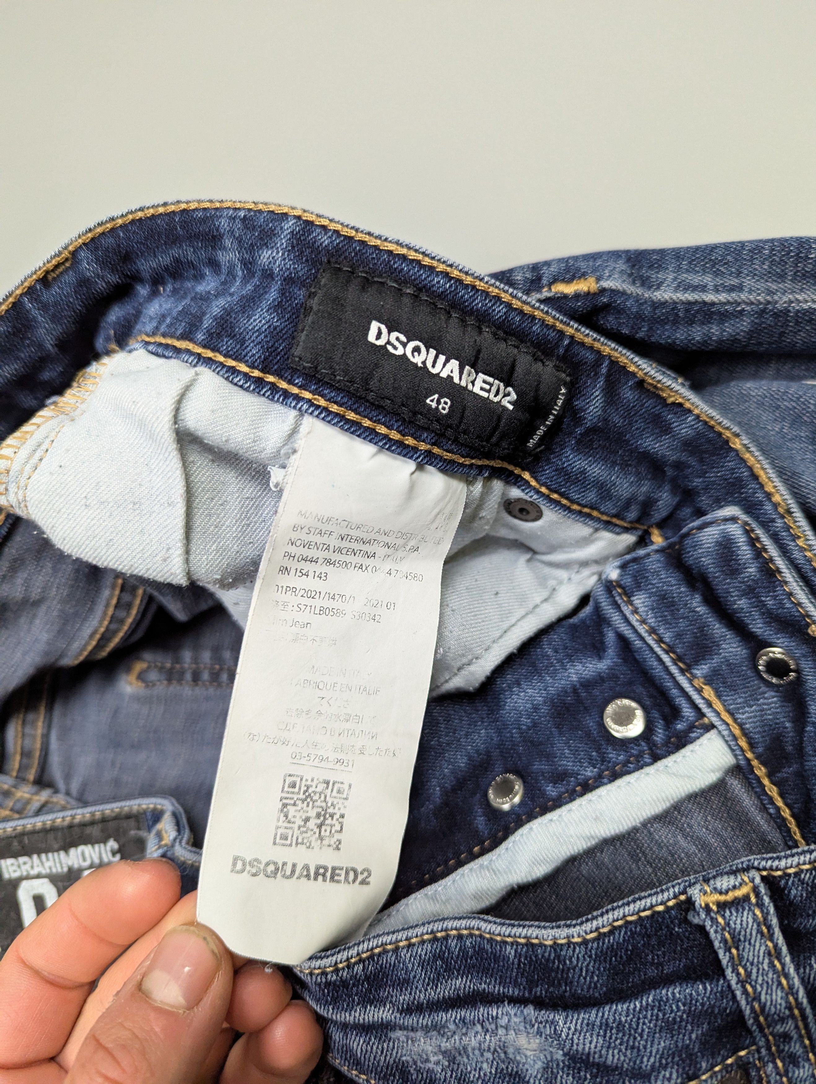 Dsquared2 Dsquared2 Icon Slim Distressed Jeans 48 Italy Size US 32 / EU 48 - 11 Thumbnail