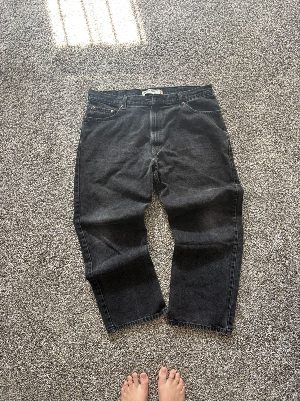 Levi's Vintage Clothing Vintage black Levi’s 505 Size US 36 / EU 52 - 2 Thumbnail