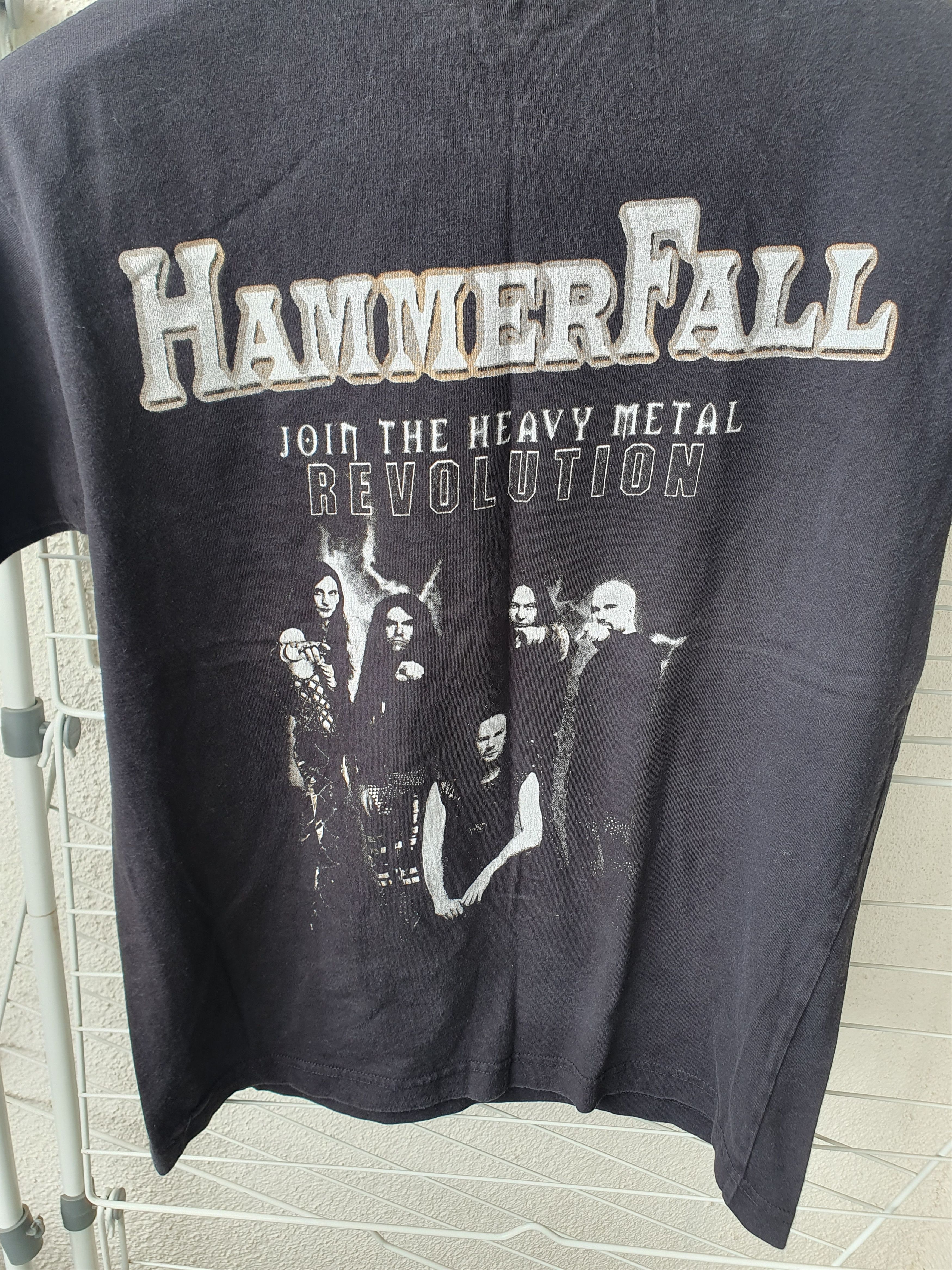 Band Tees × Vintage Hammer Fall Renegade Vintage Double Sided t-shirt sz M Size US M / EU 48-50 / 2 - 8 Thumbnail