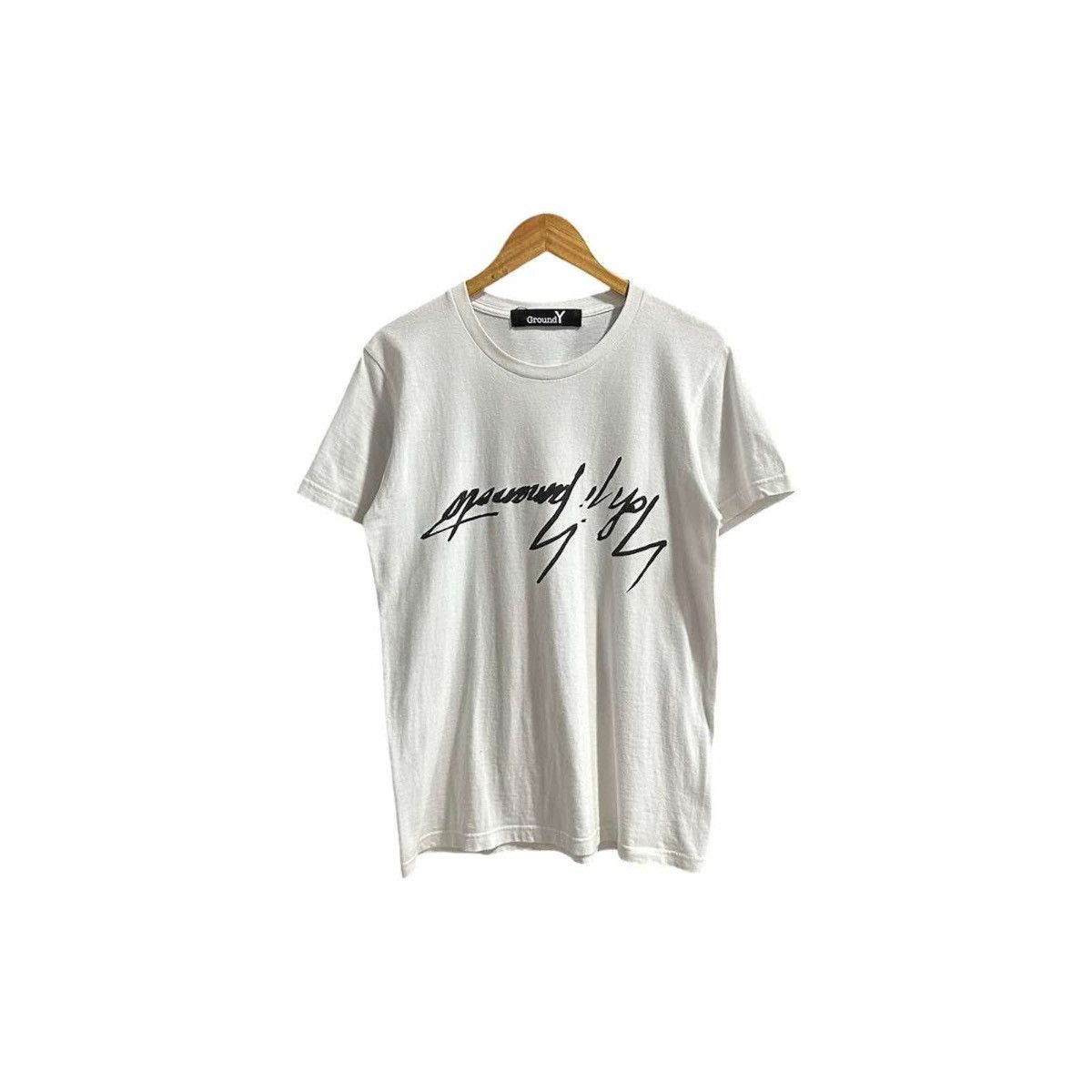 Ground Y × Y's × Yohji Yamamoto 🔥Ground Y By Yohji Yamamoto Shirt Reverse Signature Size US M / EU 48-50 / 2 - 2 Thumbnail