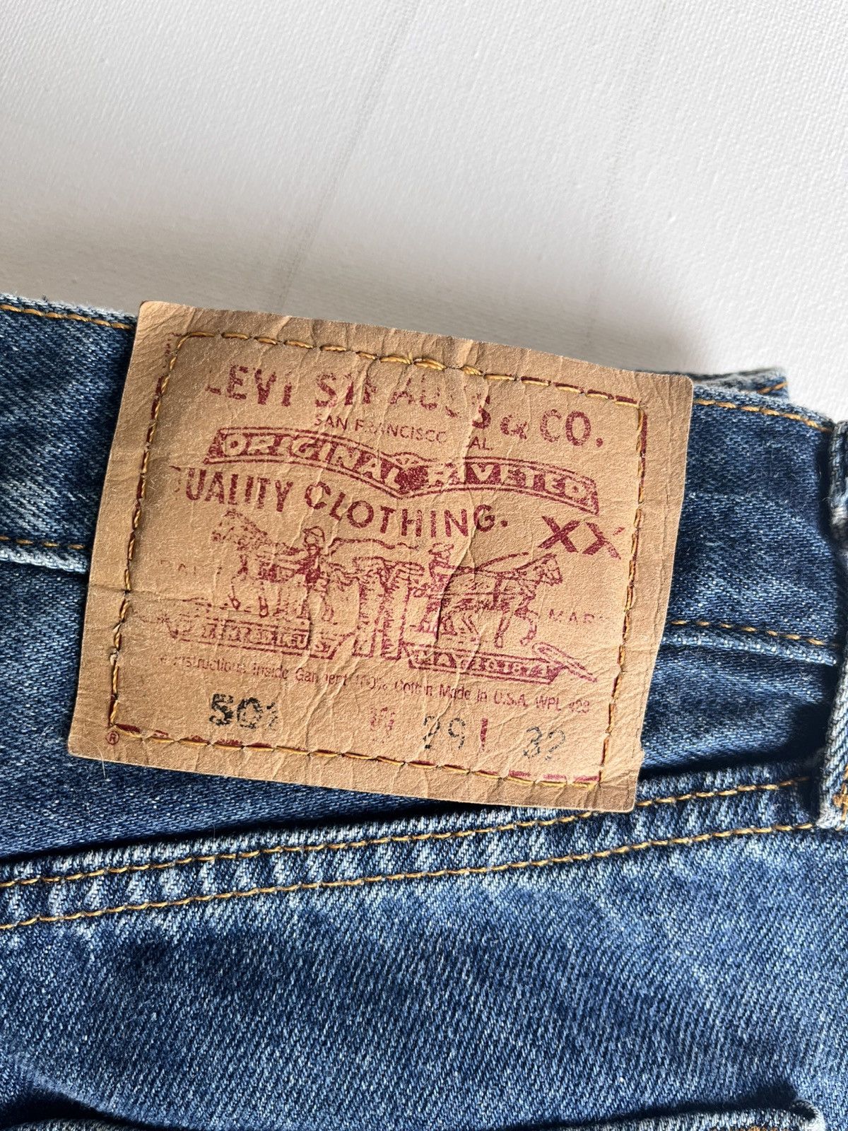 Levi's Levi’s 501 made in USA W29 L32 Size 29" - 2 Thumbnail