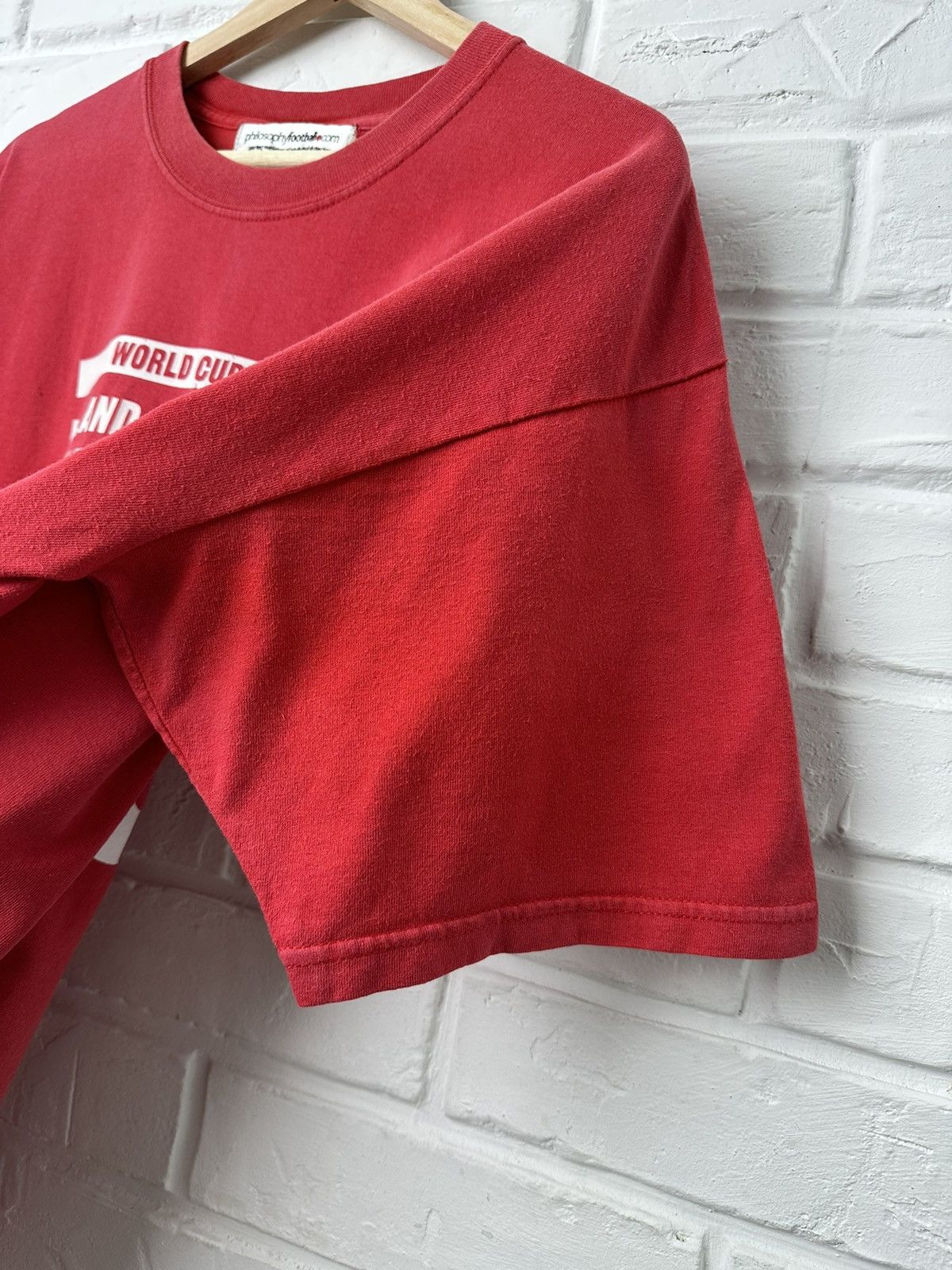 Band Tees Vintage PHILOSOPHY FOOTBALL World Cup 2002 Soccer T Shirt Size US XL / EU 56 / 4 - 7 Thumbnail