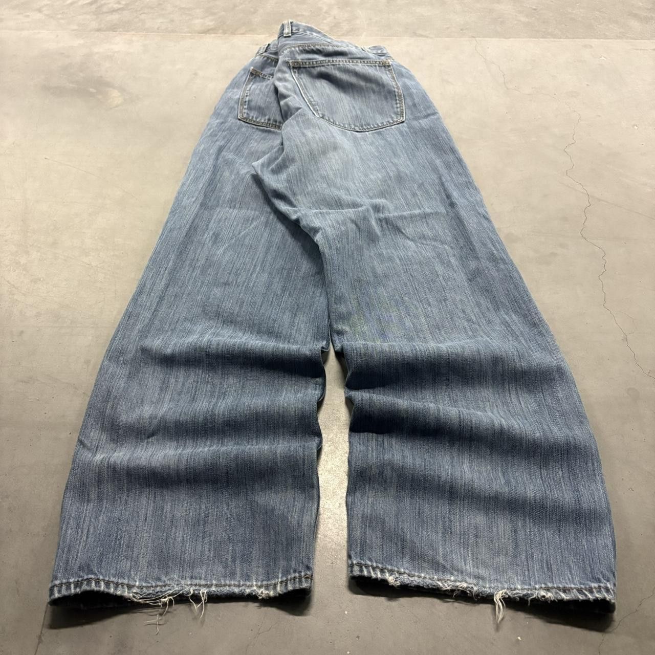 Gap Crazy Vintage Y2K/2000s Baggy Loose Fit Streetwear Gap Medium Blue Wash Denim Jeans! Size US 36 / EU 52 - 4 Thumbnail