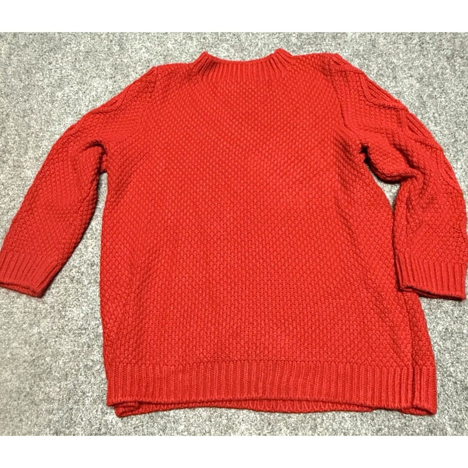 Karl Lagerfeld Karl Lagerfeld Paris Sweater Womens M Red Knit Top Pullover Acrylic Knit Regular Size M / US 6-8 / IT 42-44 - 4 Thumbnail