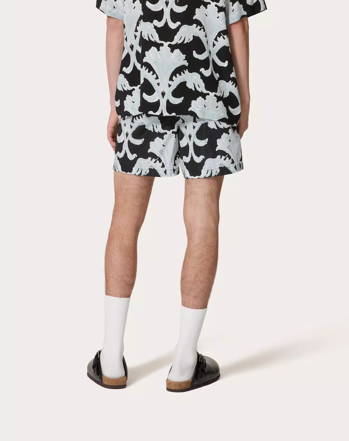 Valentino oc11z0725 Nylon Swimsuit With Metamorphos in Black/White Size US 36 / EU 52 - 4 Thumbnail